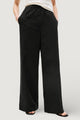 Pantaloni bootcut Tommy Hilfiger POPLIN WIDE LEG PANT