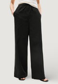 Pantaloni bootcut Tommy Hilfiger POPLIN WIDE LEG PANT