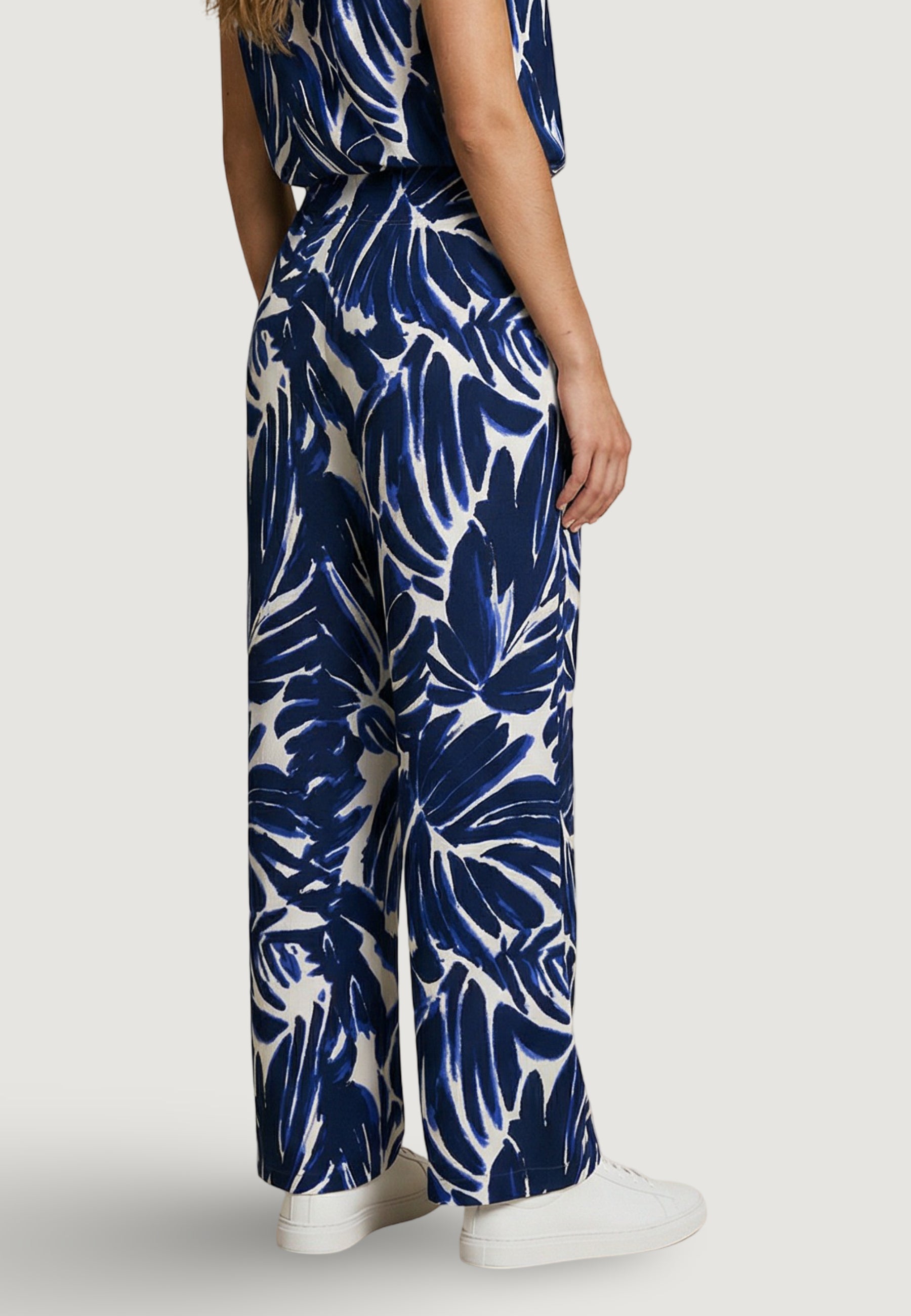 Pantaloni cropped Only ONLNOVA LIFE VIS CROP PALAZZO PANT WVN