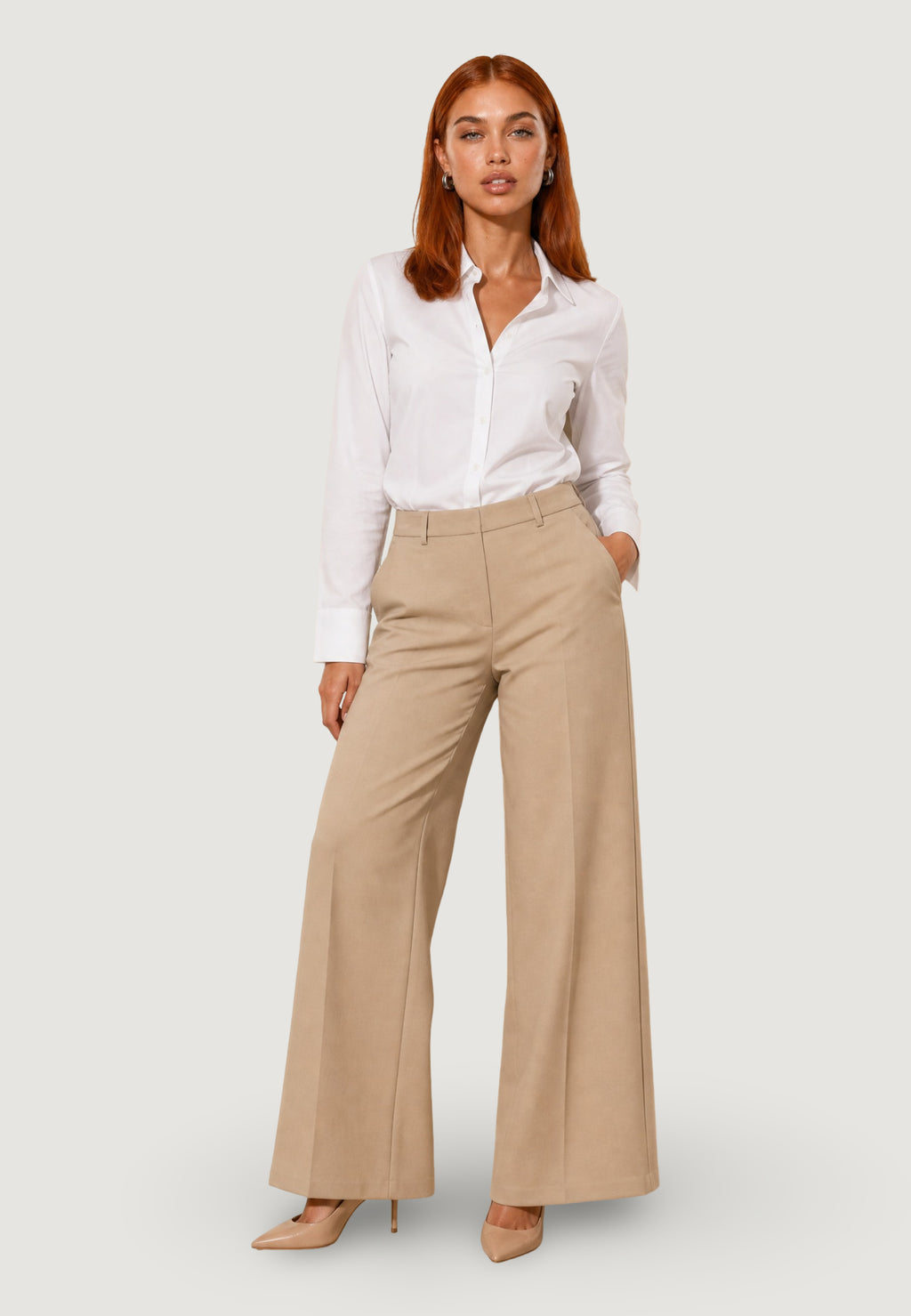 Suit trouser I am Pantaloni Cotone Ampi (pizzo)