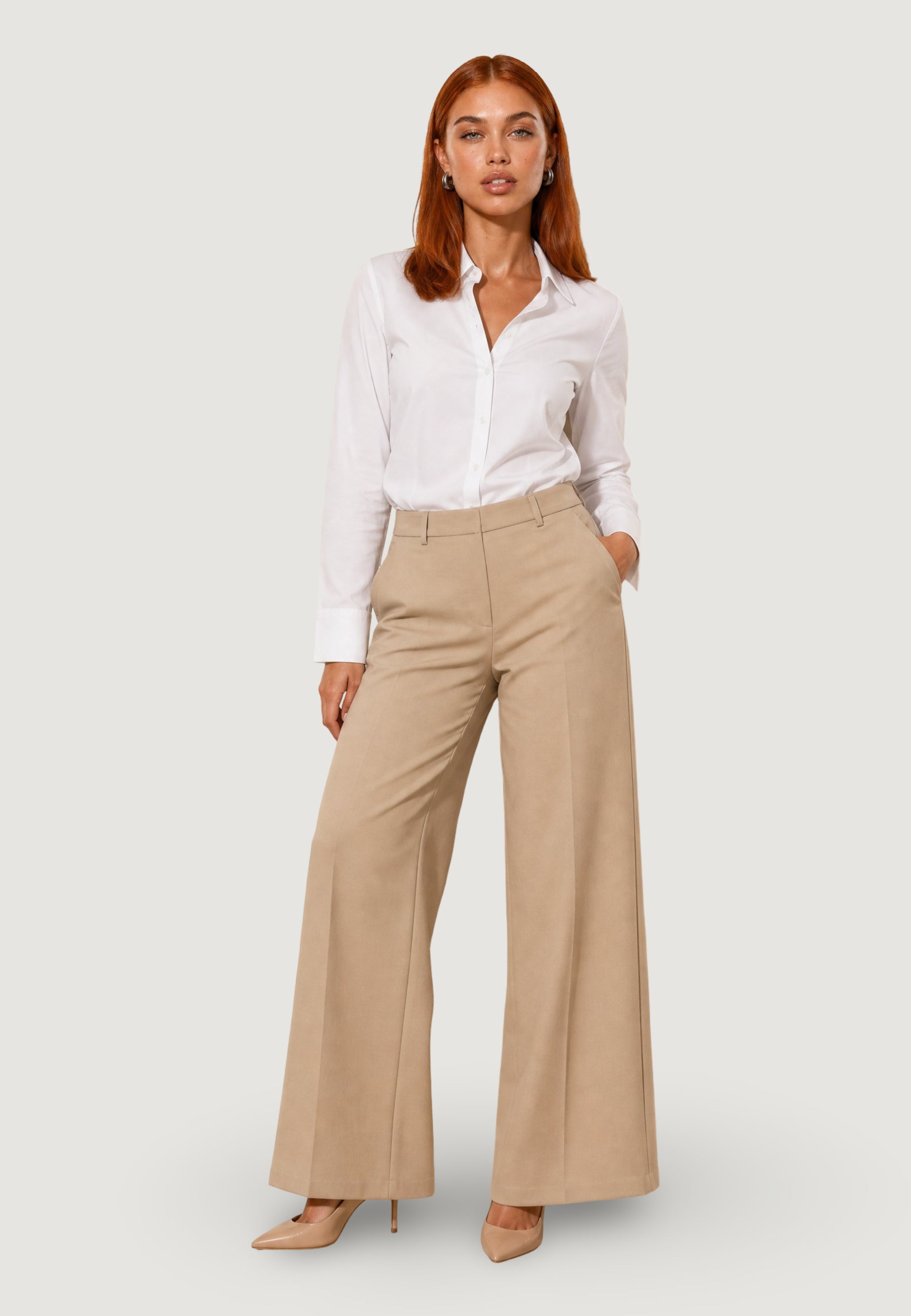 Suit trouser I am Pantaloni Cotone Ampi (pizzo)