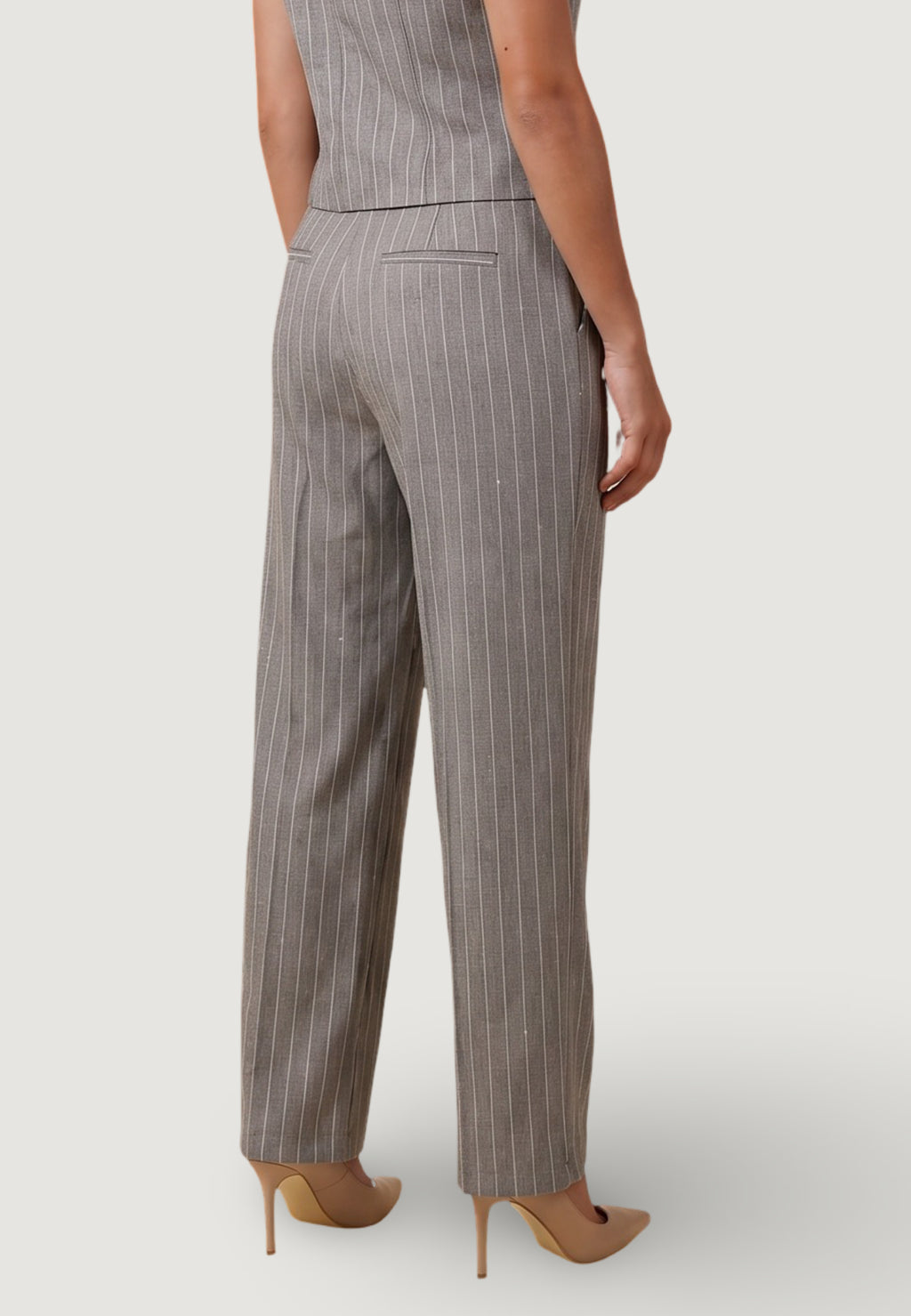 Suit trouser I am Pantaloni Poliestere Gessati