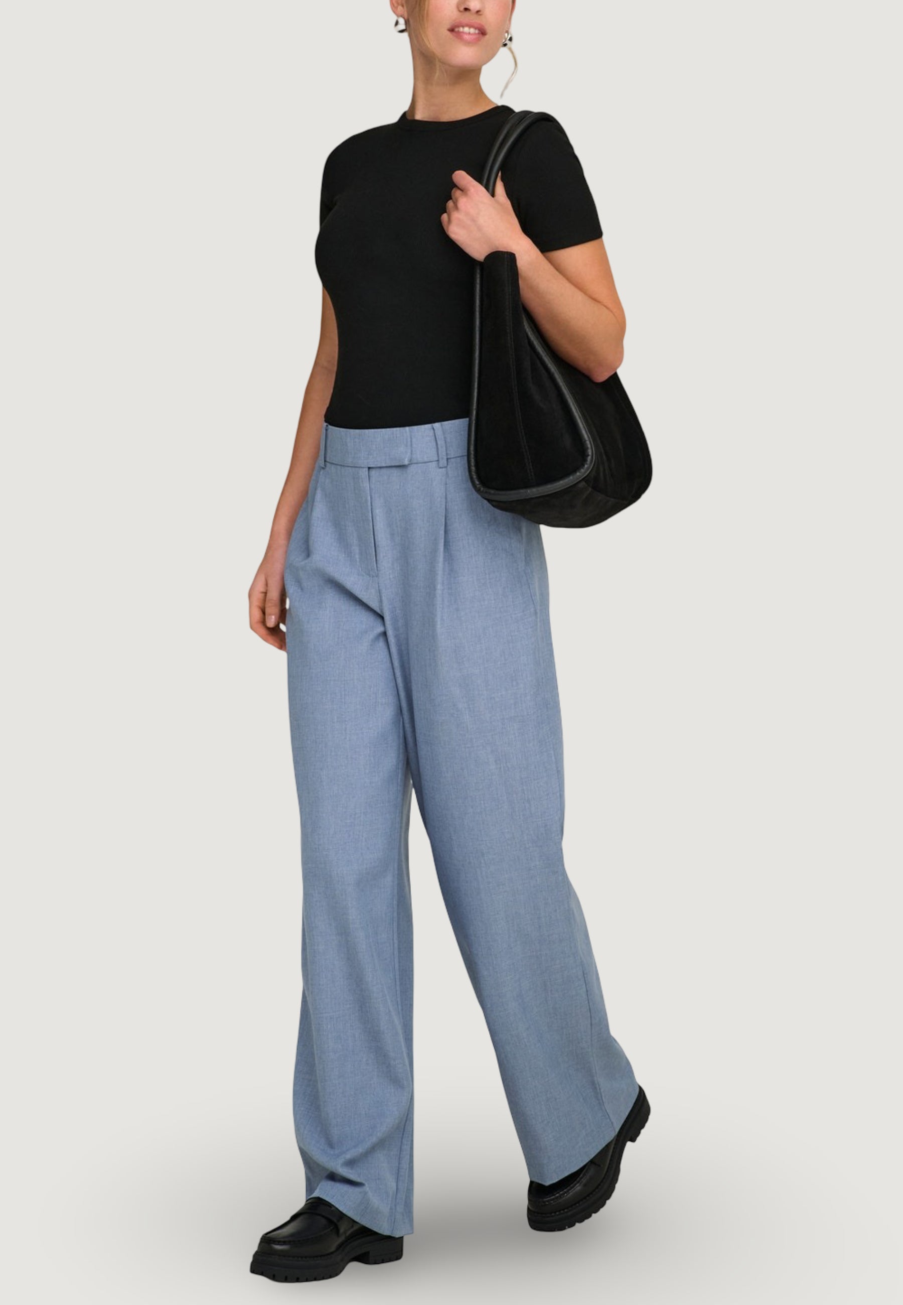 Pantaloni da completo  Only Onllinda Hw Str Mel Pants Tlr Noos