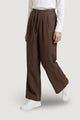 Regular trousers Only Onlita Mw Linen Look Wide Tlr