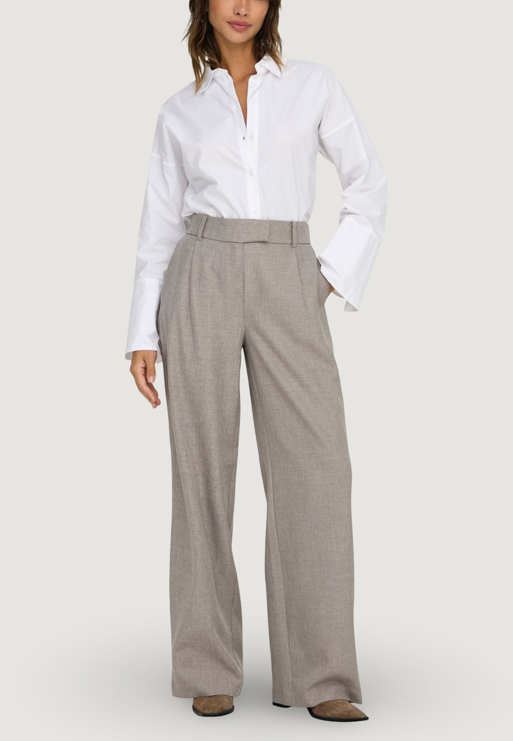 Pantaloni da completo  Only Onllinda Hw Str Mel Pants Tlr Noos