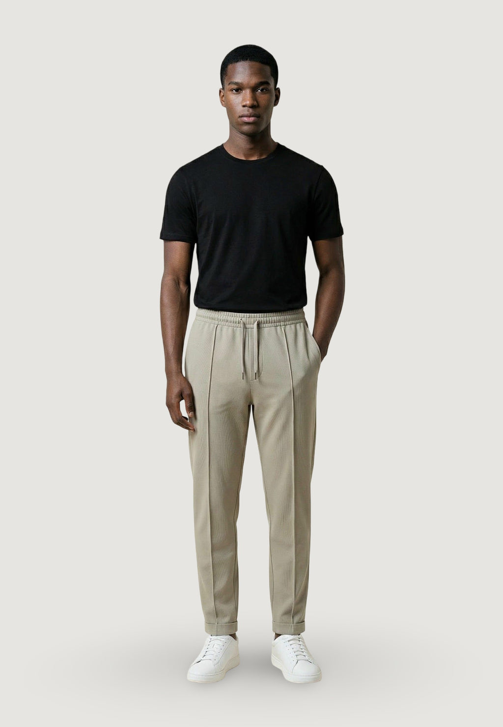 Pantaloni Antony Morato CODY REGULAR FIT WITH LOGOED METAL BADGE