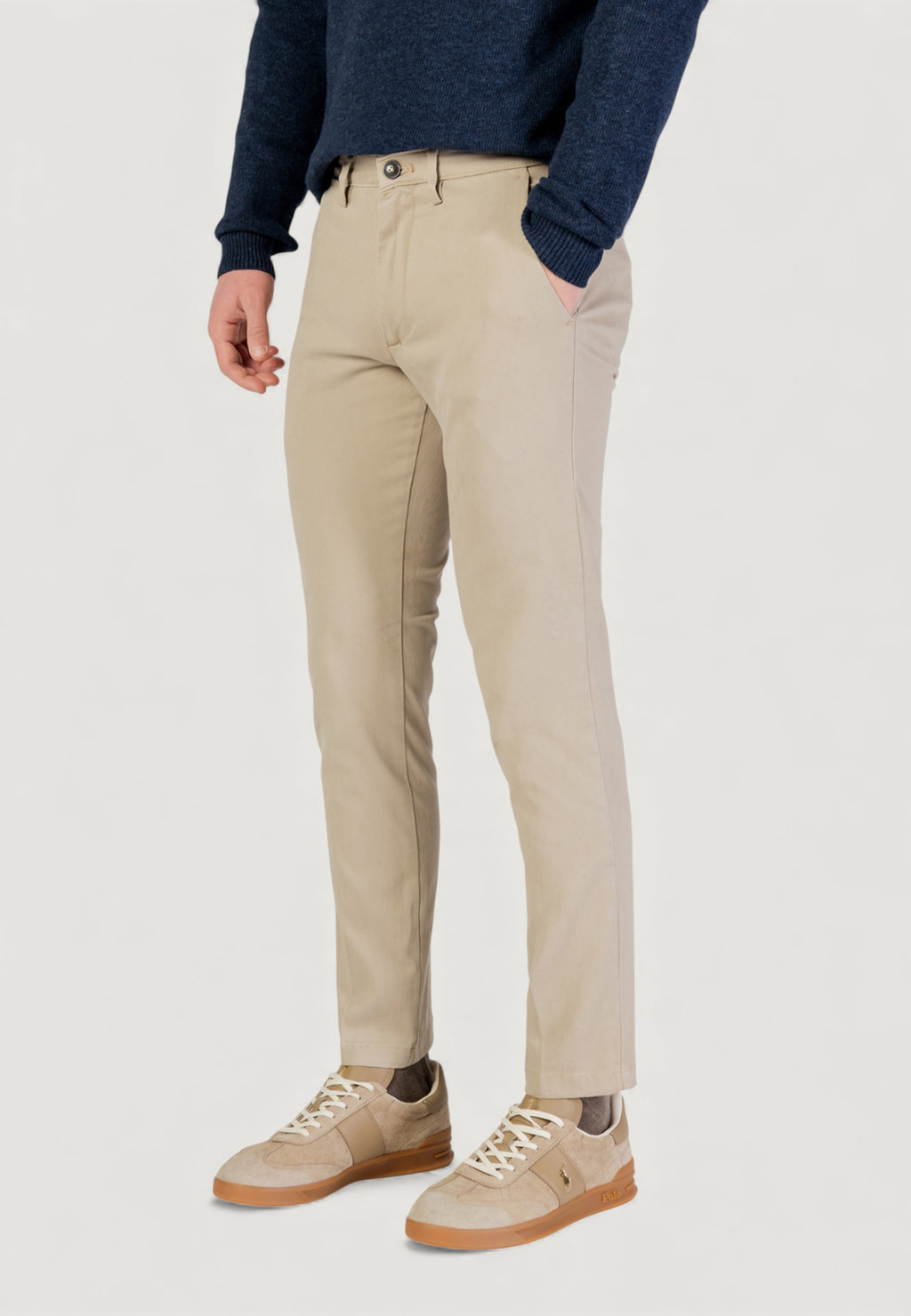 Pantaloni slim Borghese Chino - Slim Fit