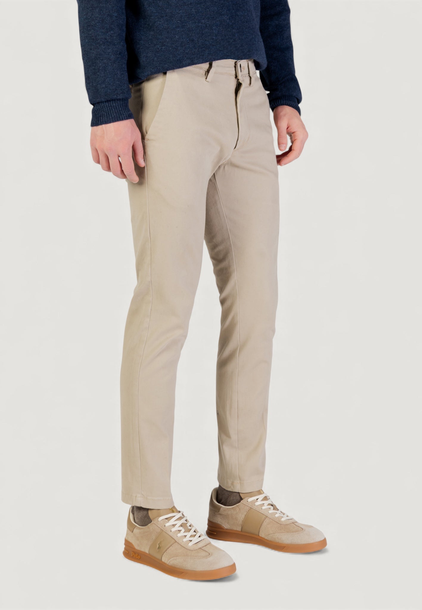 Pantaloni slim Borghese Chino - Slim Fit