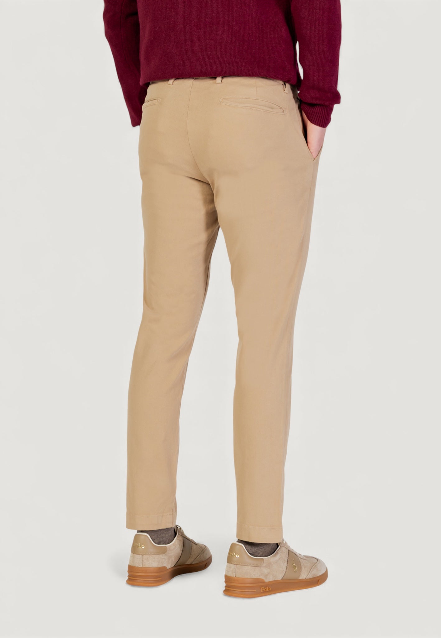 Pantaloni slim Borghese Chino - Pantaloni eleganti