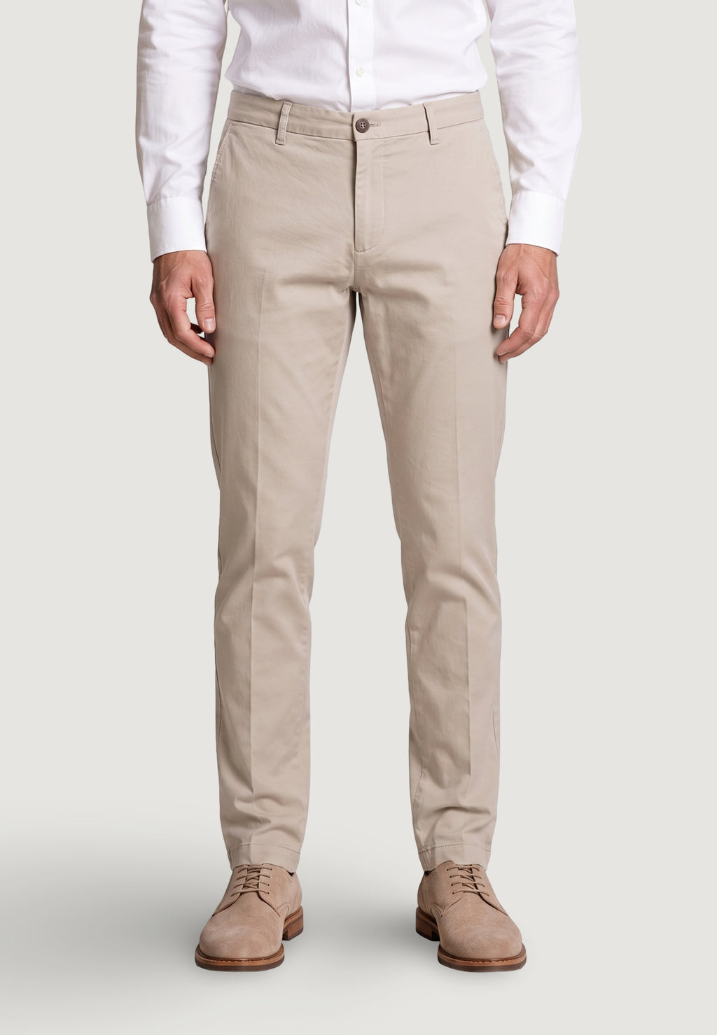 Pantaloni regular / comfort Borghese Domiziano - chino elegante