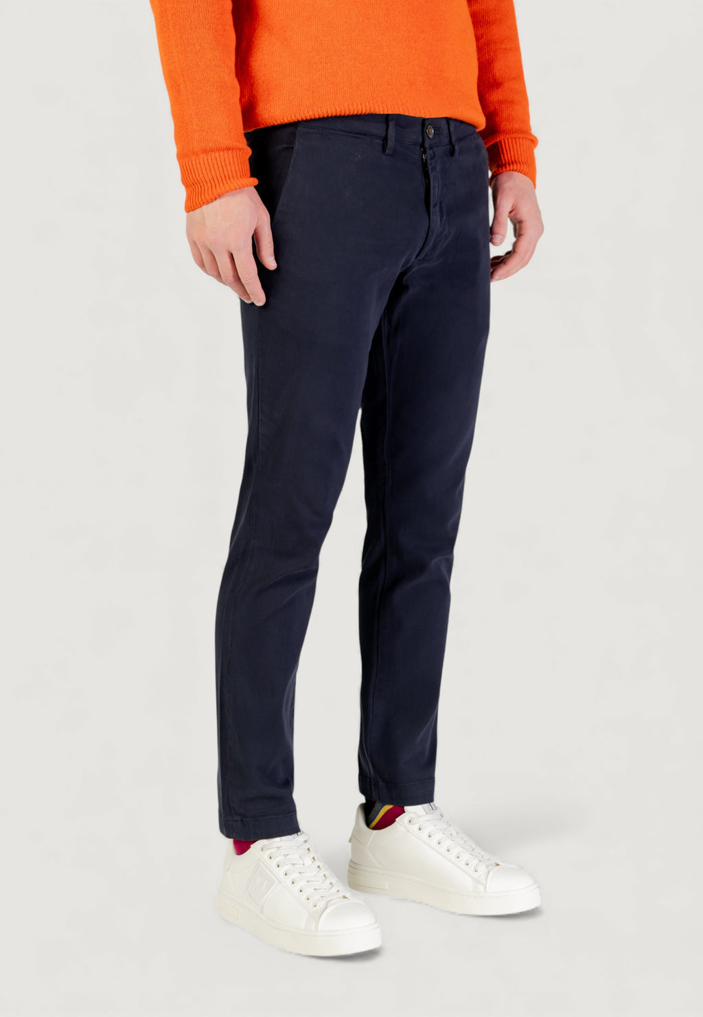 Pantaloni slim Borghese Chino - Pantaloni eleganti