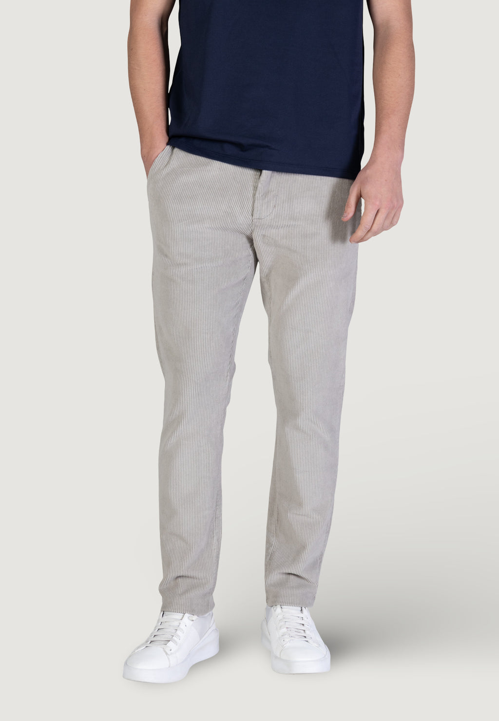 Pantaloni Borghese Velluto - Regular Fit