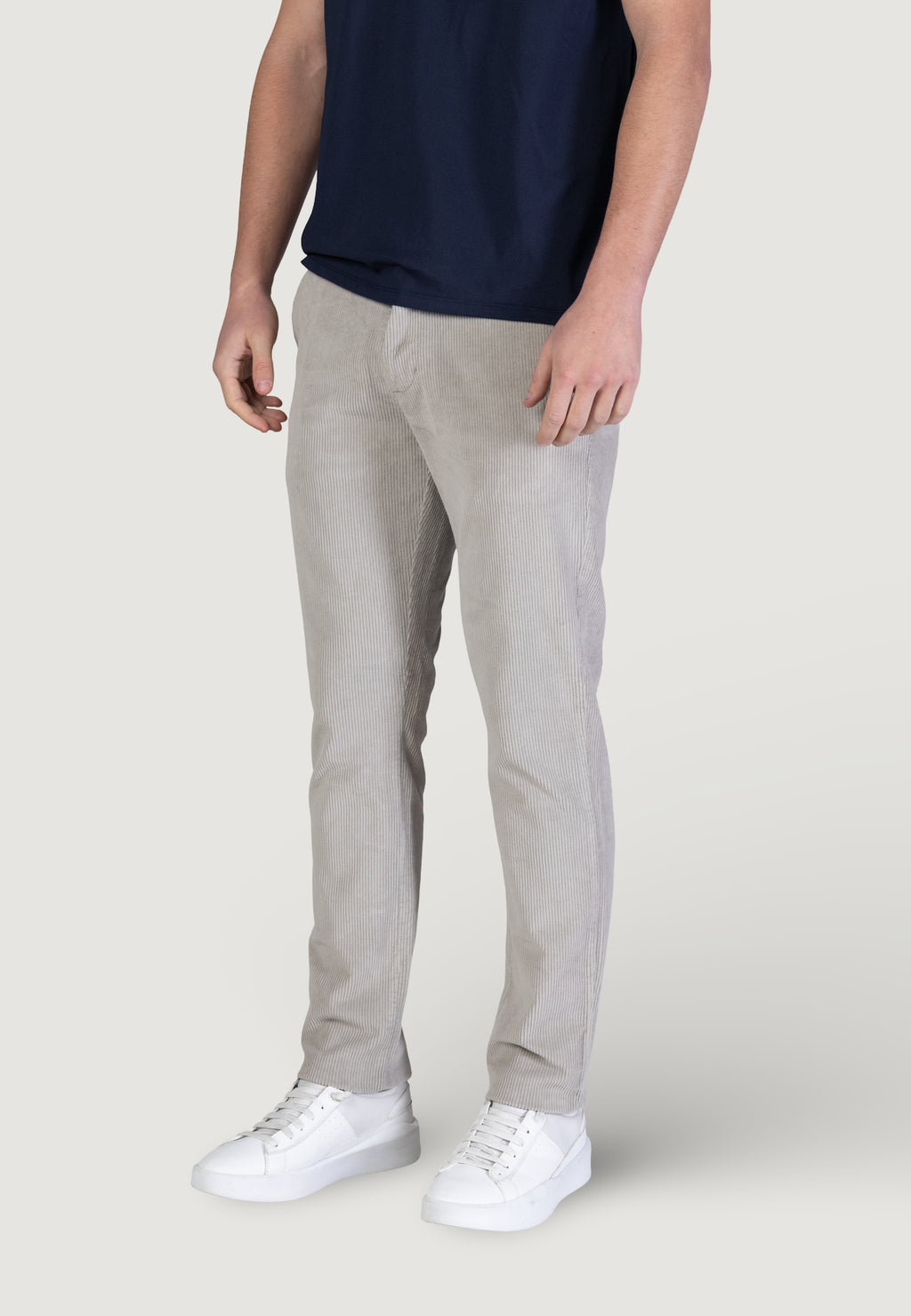 Pantaloni Borghese Velluto - Regular Fit
