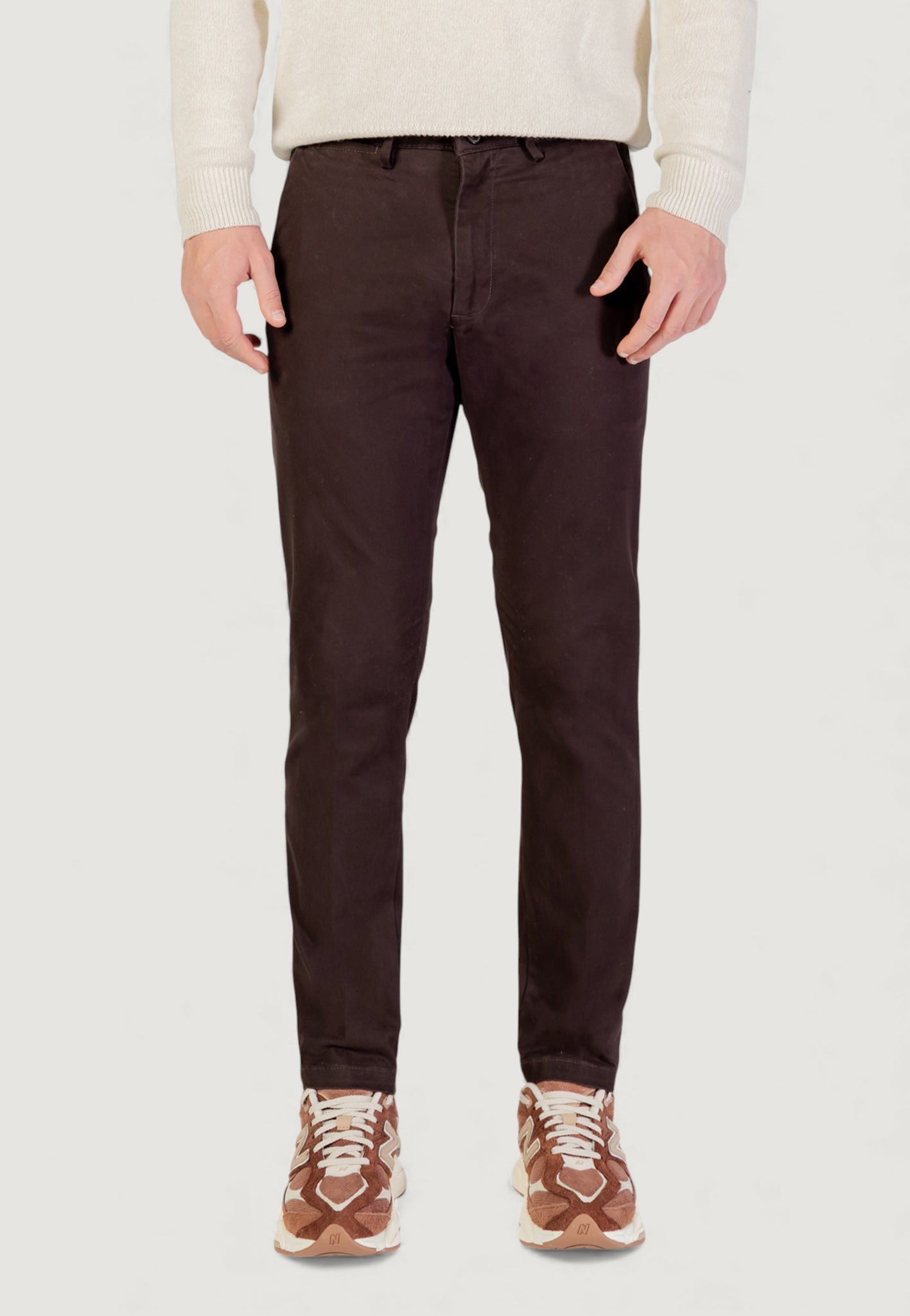 Pantaloni slim Borghese Chino - Slim Fit