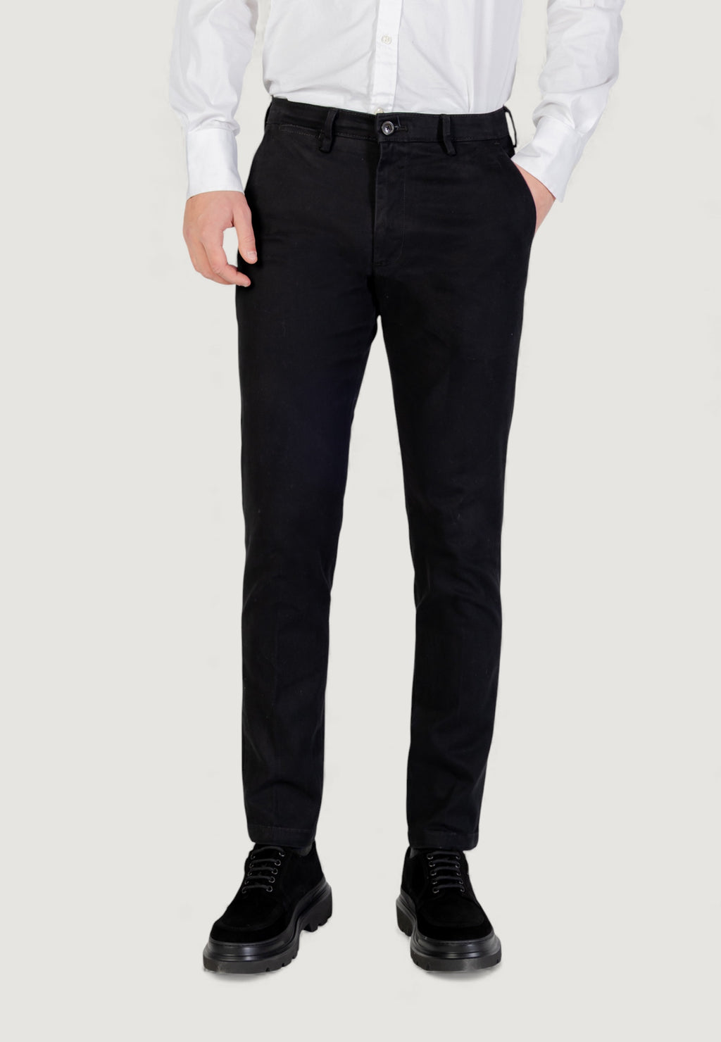 Pantaloni slim Borghese Chino - Slim Fit
