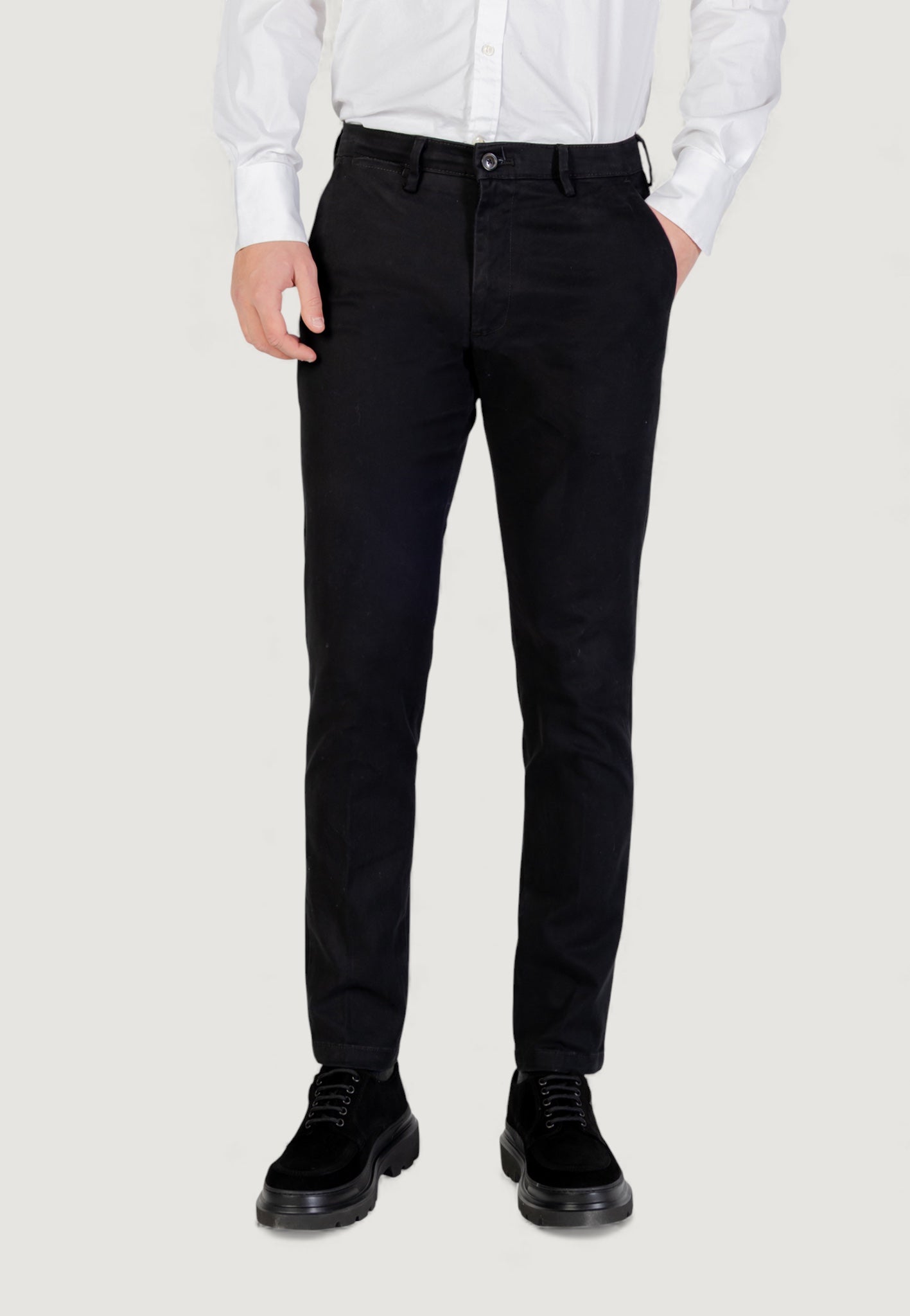 Pantaloni slim Borghese Chino - Slim Fit