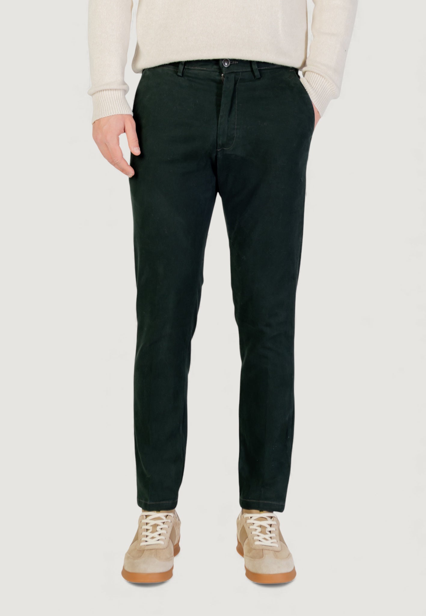 Pantaloni slim Borghese Chino - Slim Fit