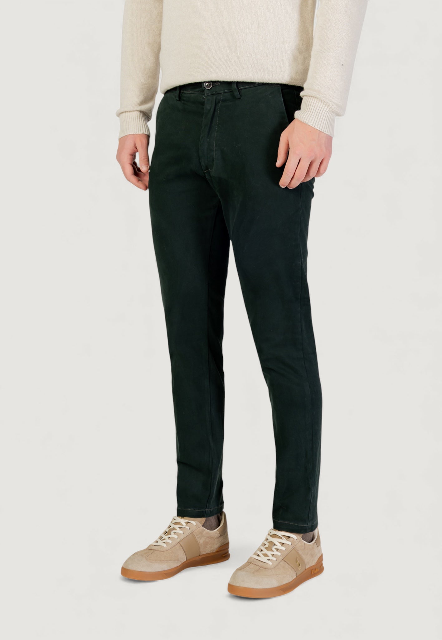 Pantaloni slim Borghese Chino - Slim Fit