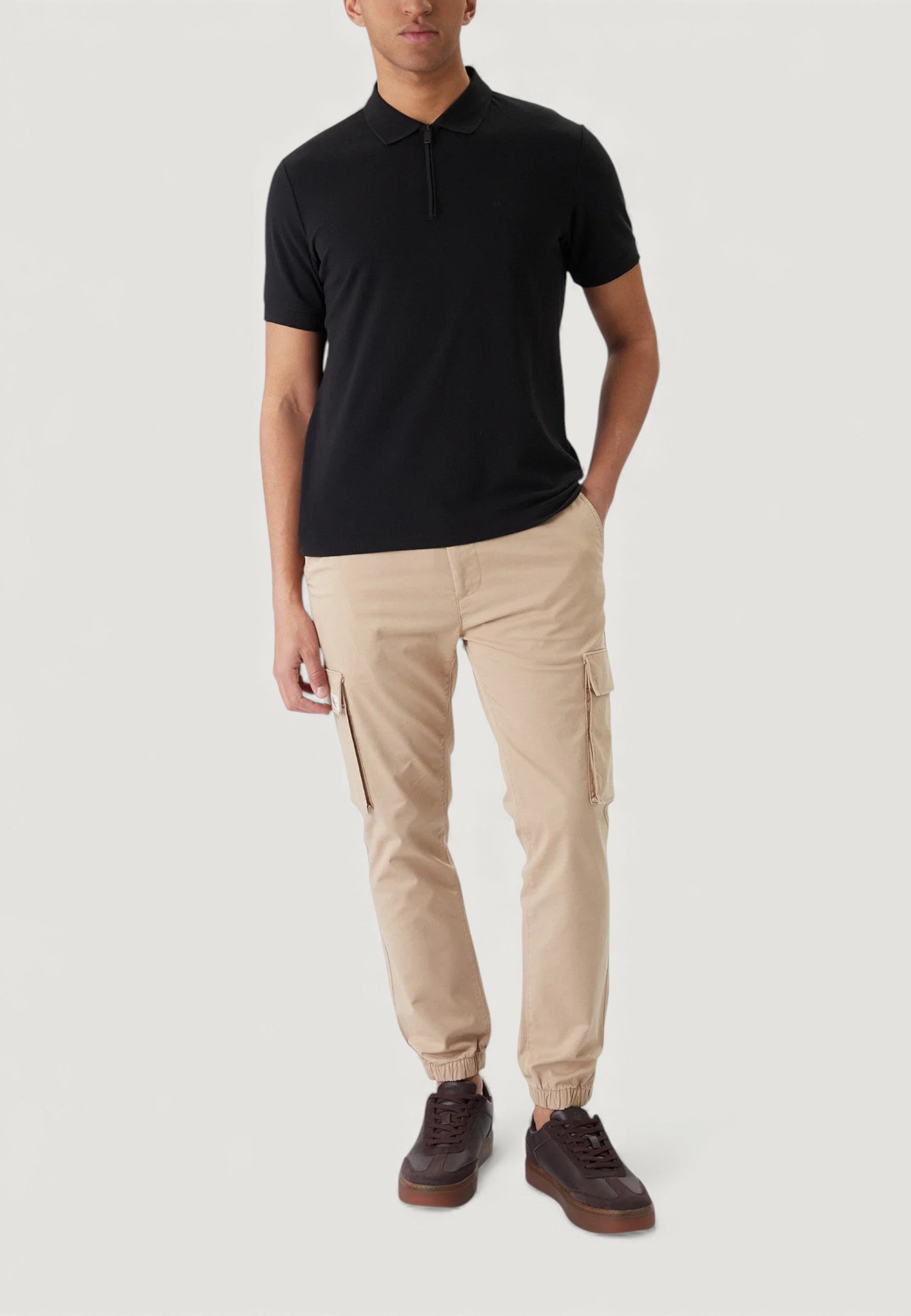 Pantaloni Calvin Klein Jeans SKINNY ELASTIC TWILL