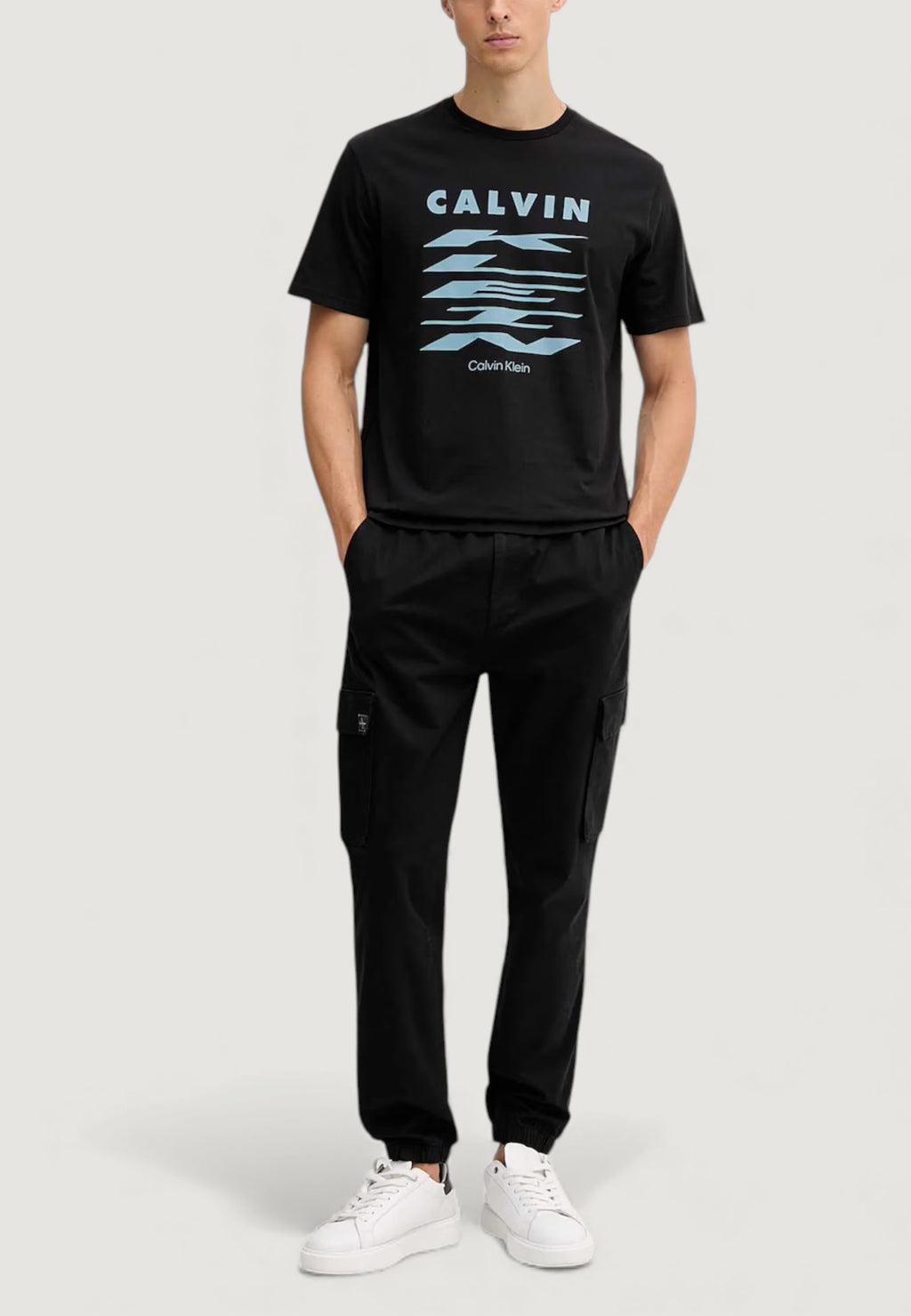 Pantaloni Calvin Klein Jeans SKINNY ELASTIC TWILL