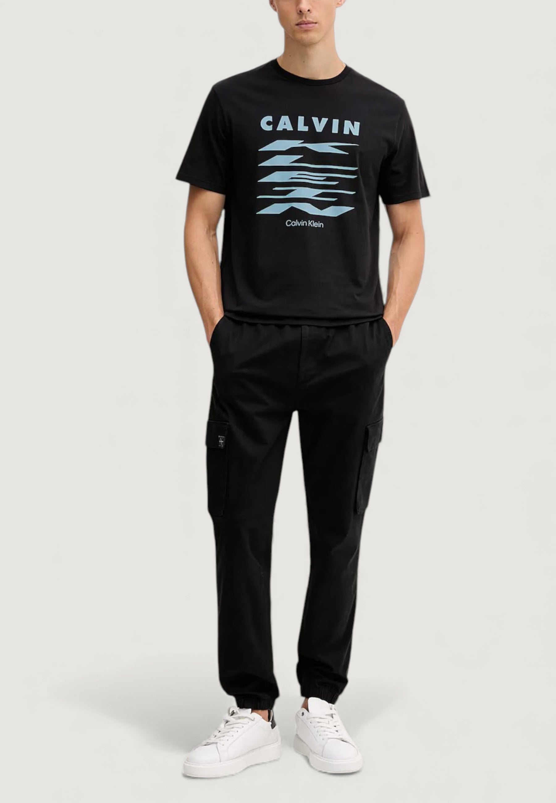 Pantaloni Calvin Klein Jeans SKINNY ELASTIC TWILL