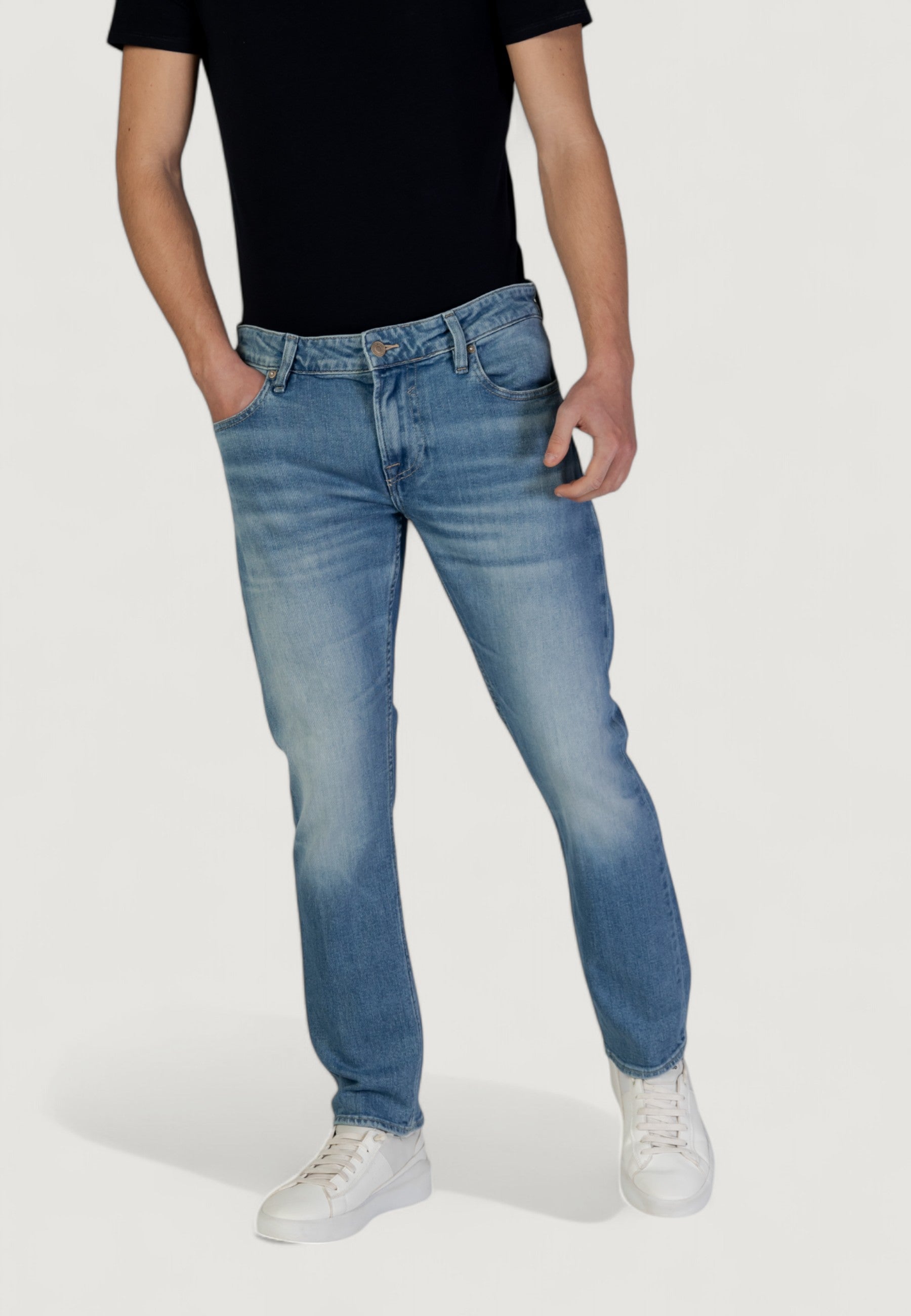 GUESS Miami Jeans Uomo - Modello Slim/Skinny M3BAN1 D55S1