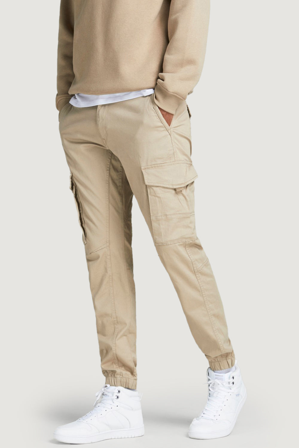 Pantaloni Jack Jones JPSTPAUL JJFLAKE ANA 542 CROCKERY NOOS