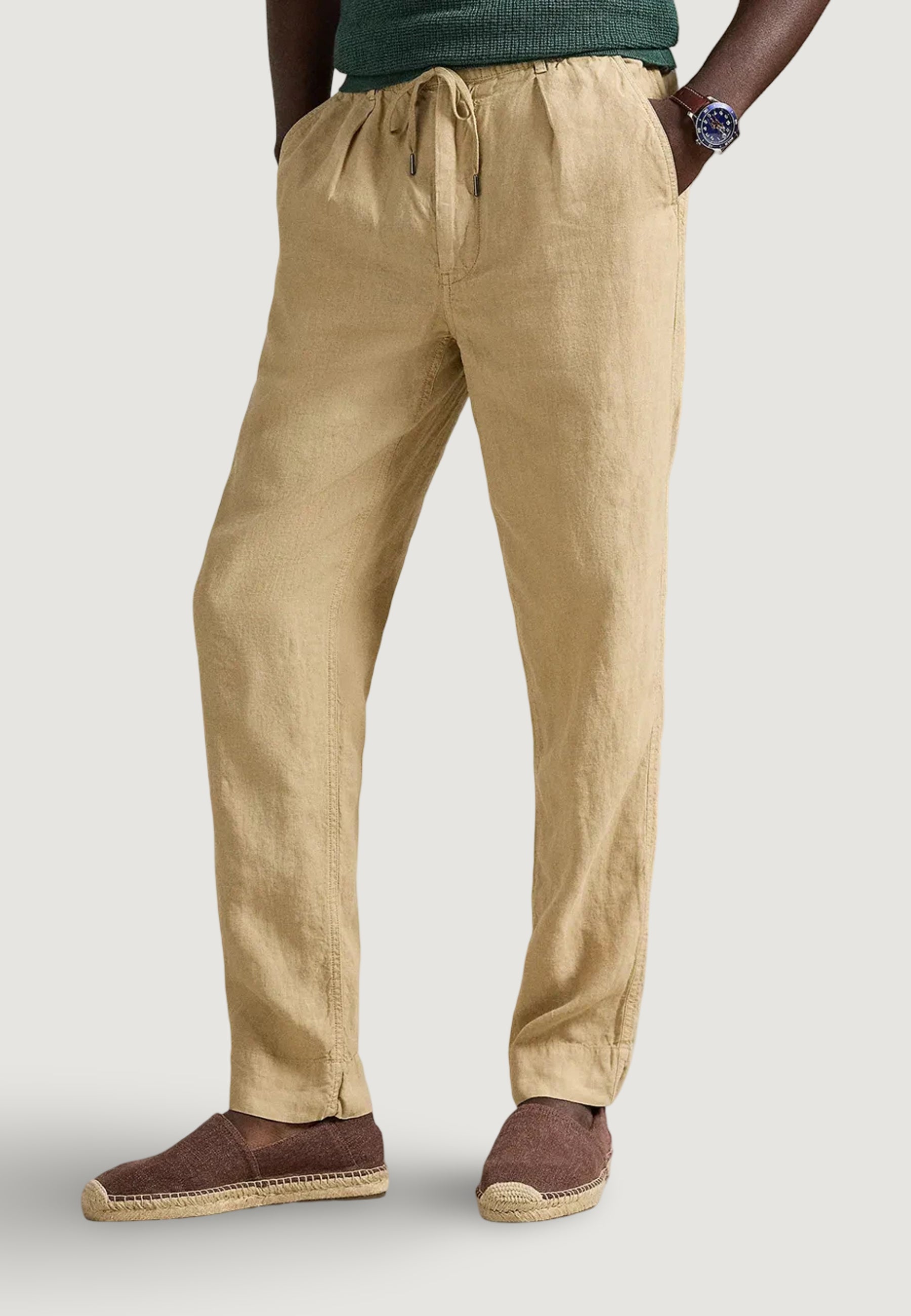Pantaloni regular / comfort Lyle & Scott CHINO LINO LUNGO
