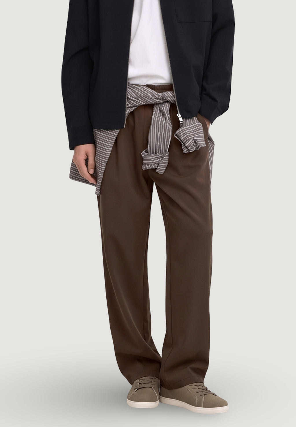 Pantaloni regular / comfort Only & Sons ONSWILL 0292 LOOSE STRING PANT FRML NOOS