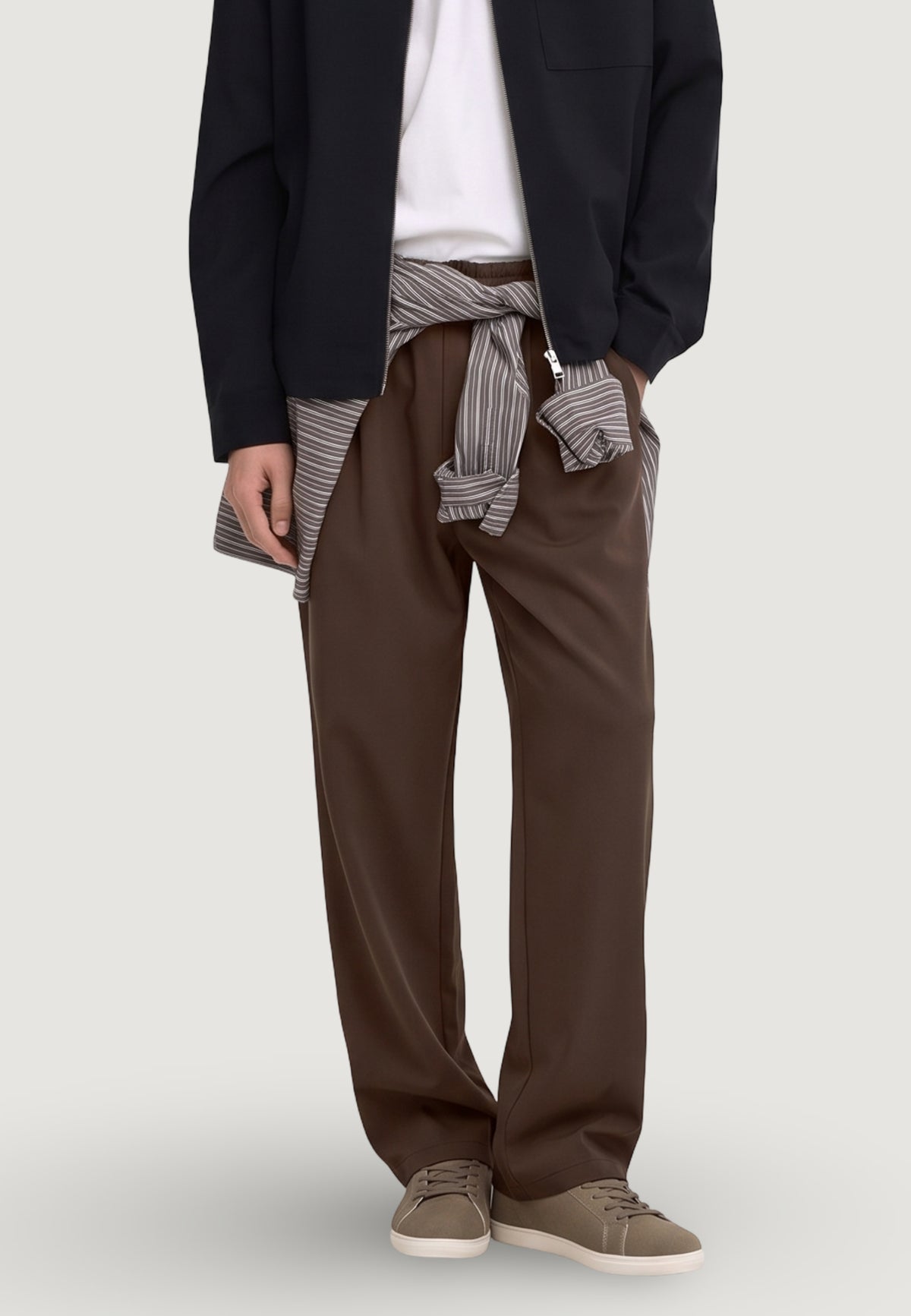 Pantaloni regular / comfort Only & Sons ONSWILL 0292 LOOSE STRING PANT FRML NOOS