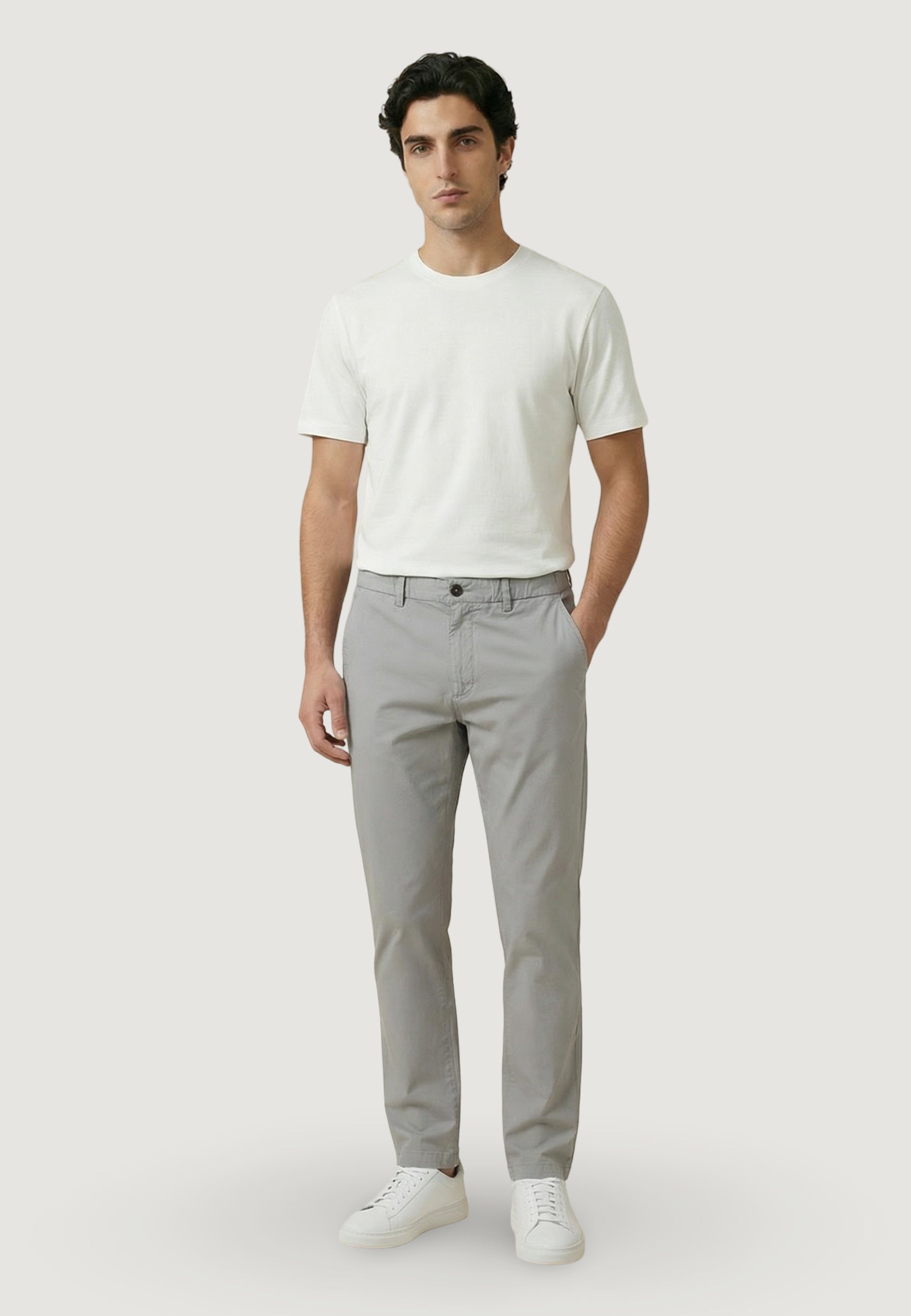 Pantaloni YOS PANTALONE REGULAR POPELINE