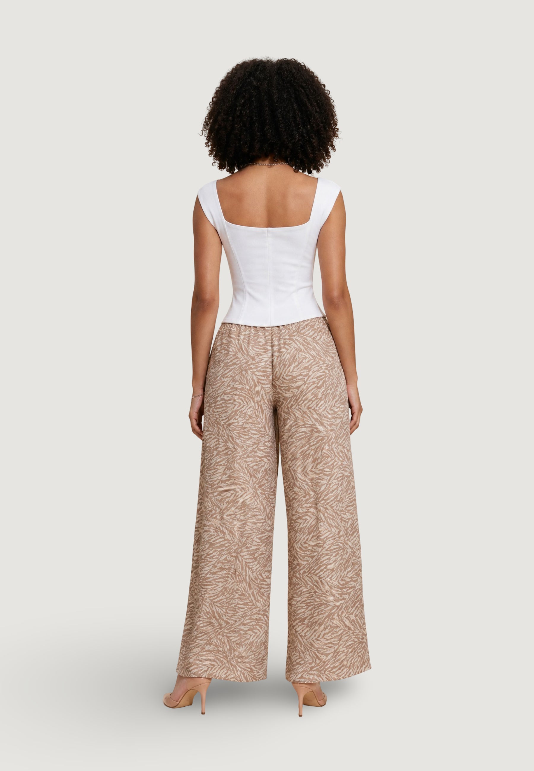 Regular trousers Ayfee PANTALONE AMPIO ELASTICO CON COULISSE
