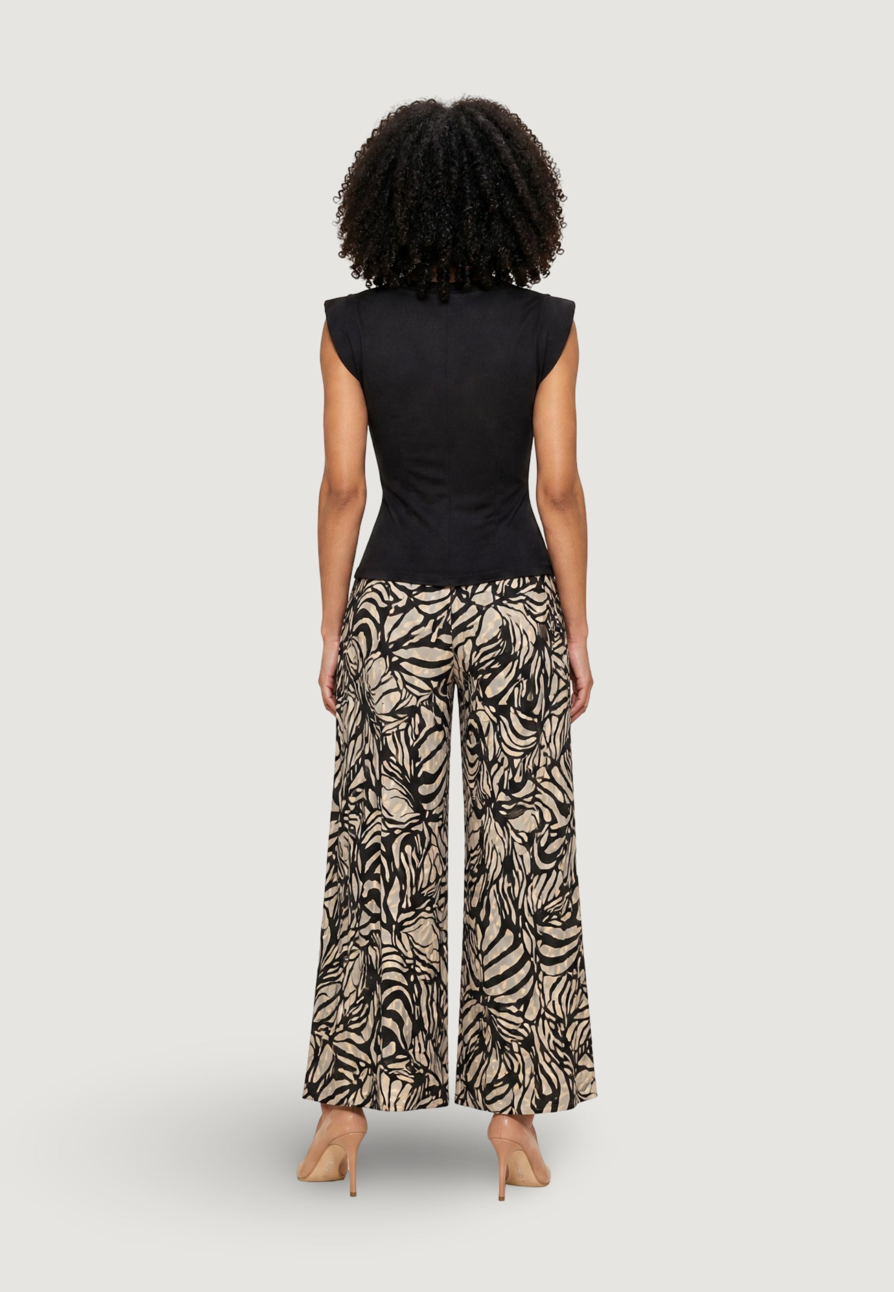 Pantaloni regular Ayfee PANTALONE AMPIO ELASTICO CON COULISSE