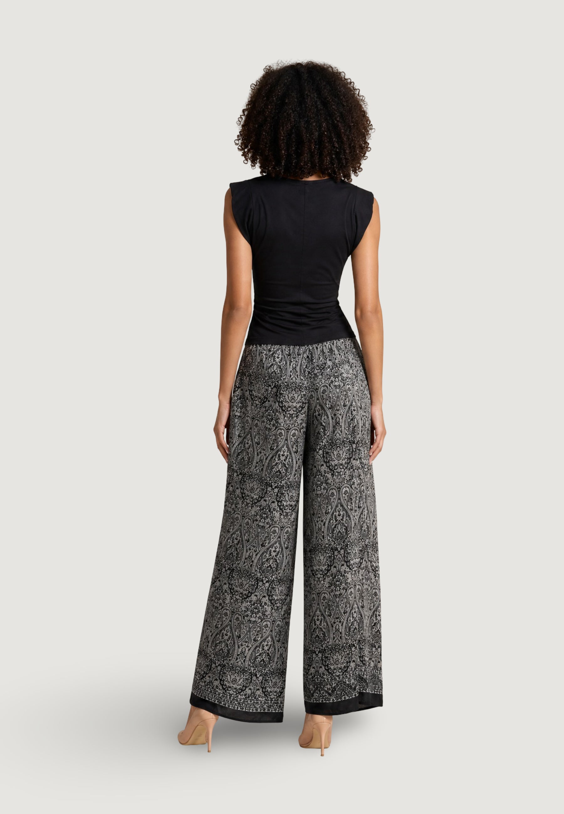 Regular trousers Ayfee PANTALONE AMPIO ELASTICO CON COULISSE