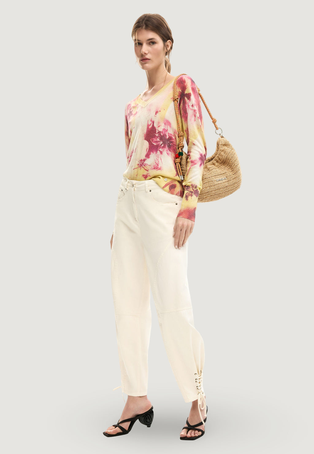 Pantaloni regular Desigual PANT_TROY