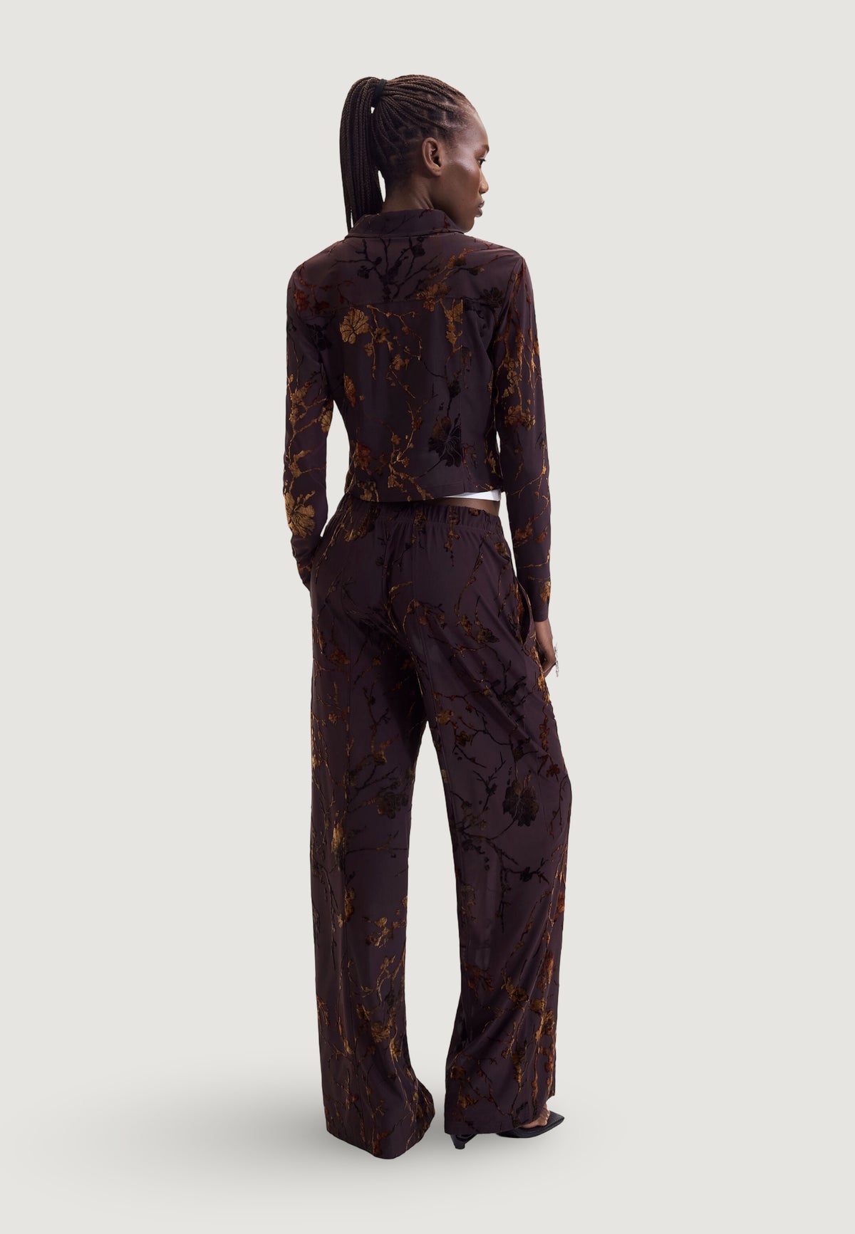 Pantaloni regular Desigual PANT_BUCAREST
