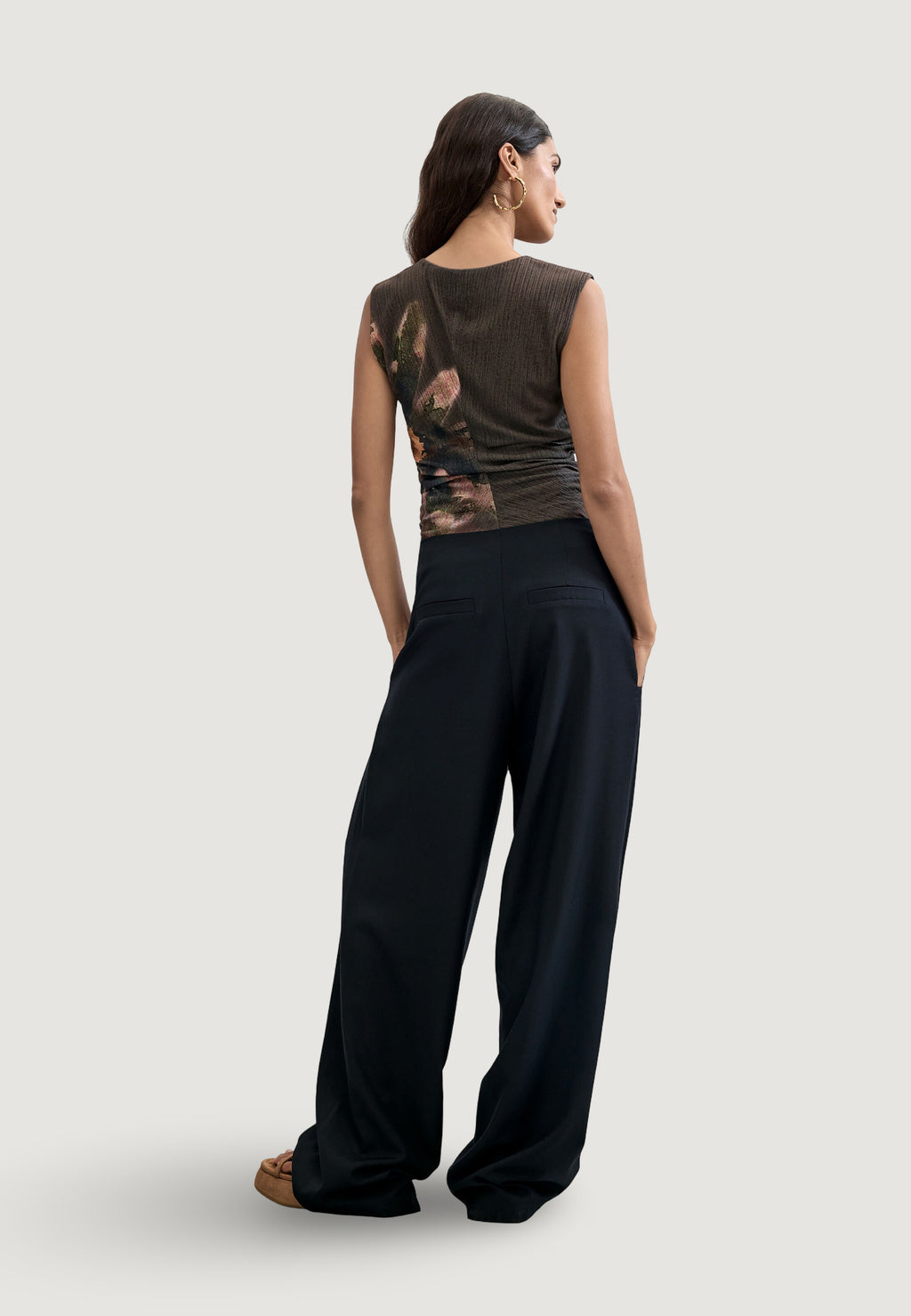 Pantaloni regular Desigual PANT_LUCIA