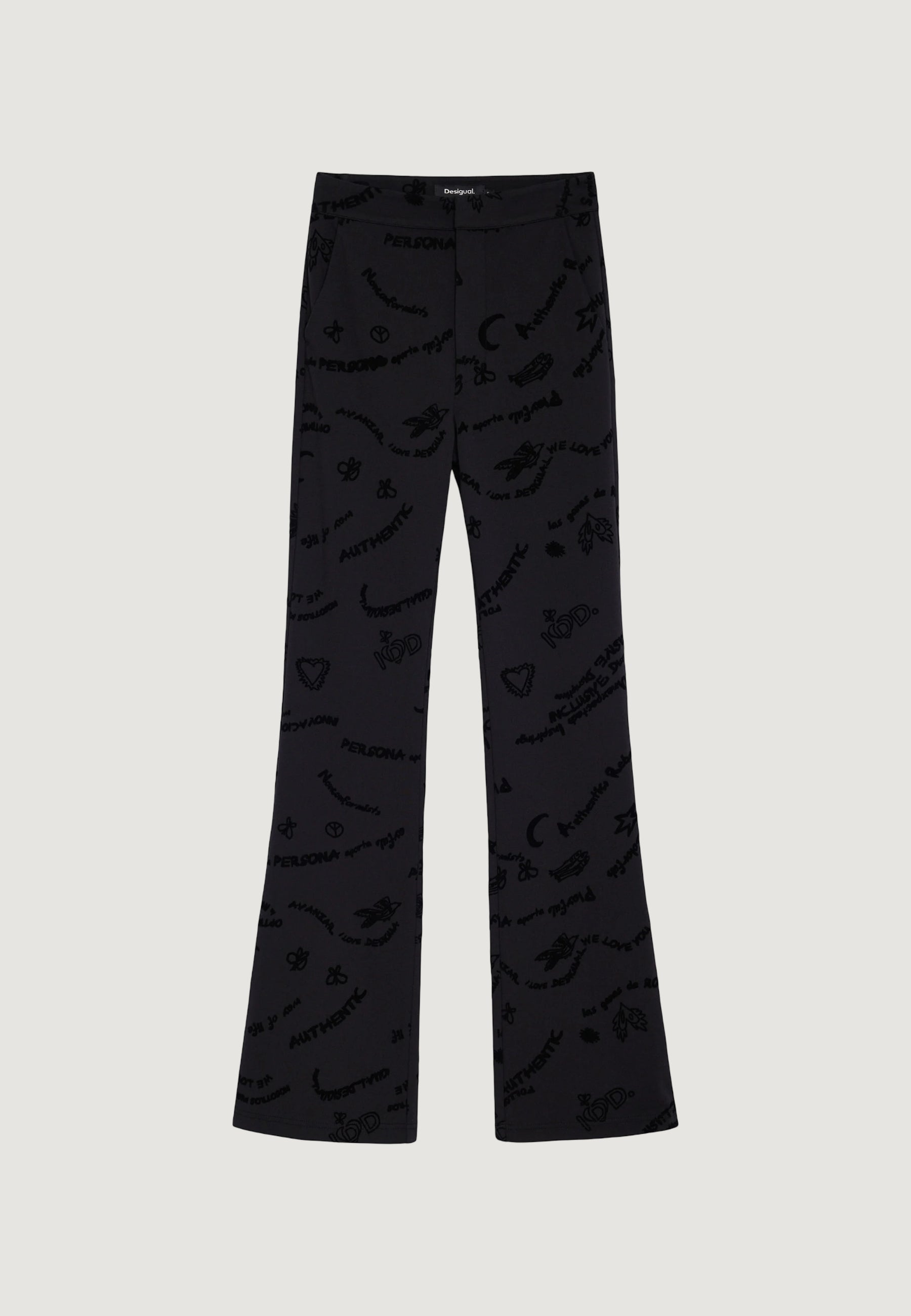 Pantaloni regular Desigual PANT_MICHELLE