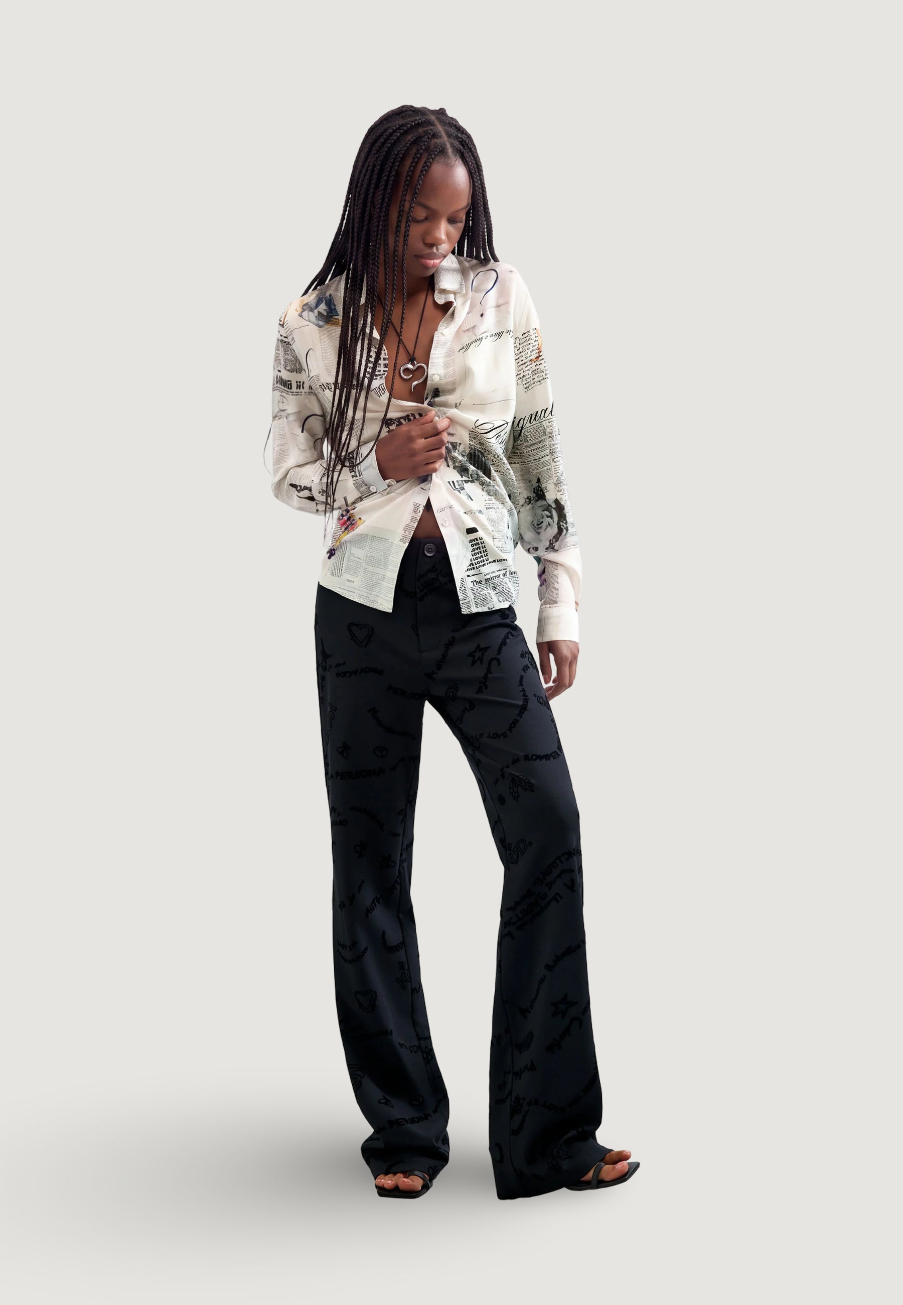 Pantaloni regular Desigual PANT_MICHELLE
