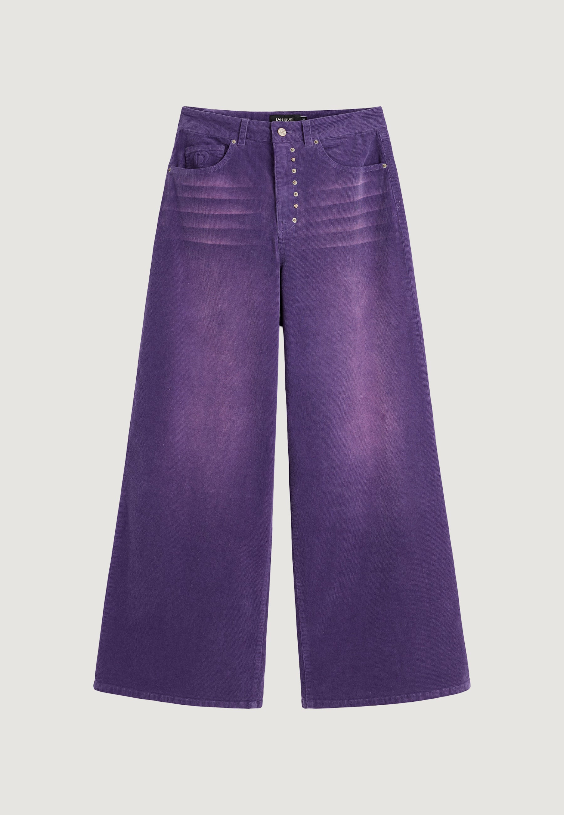 Pantaloni regular Desigual PANT_REF_PORLY