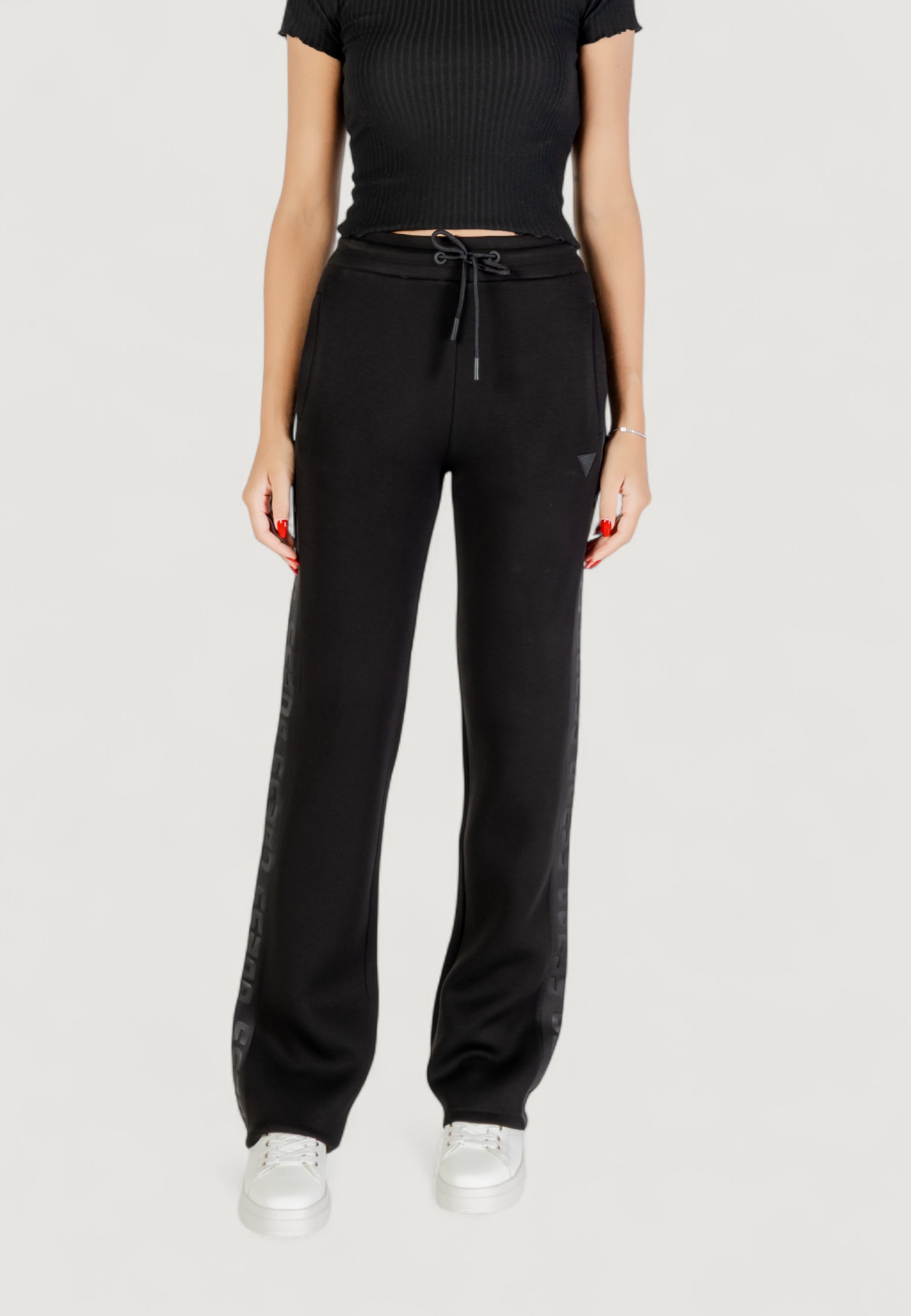 Pantaloni regular Guess Active BRENDA SCUBA STRAIGHT LEG PANT