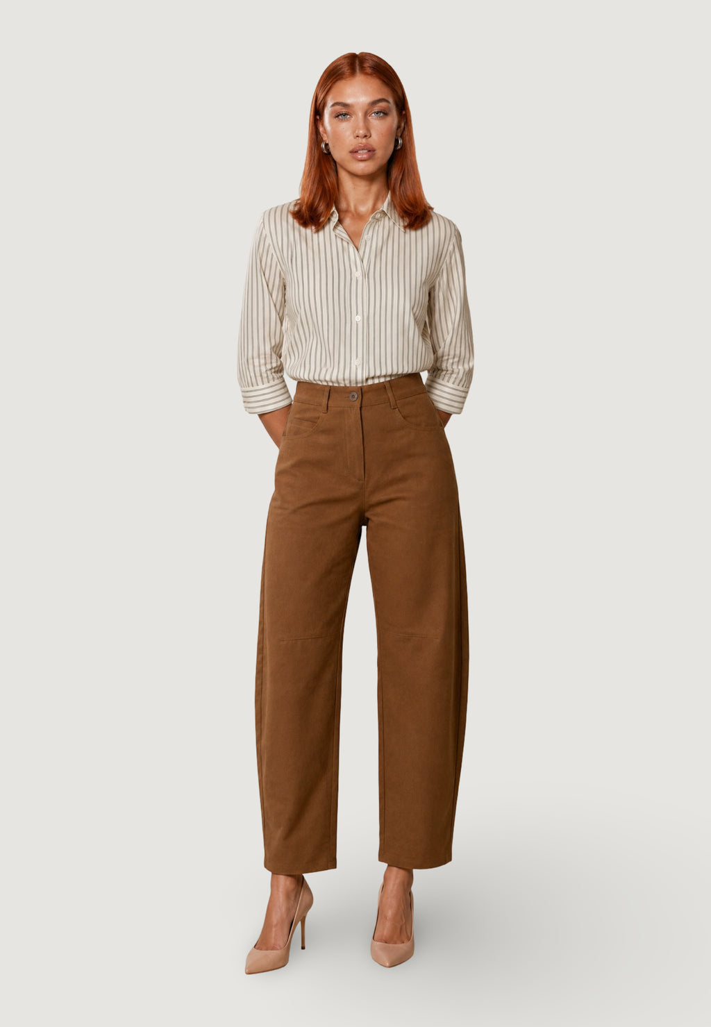 Pantaloni regular I am Pantaloni Cotone Dritti