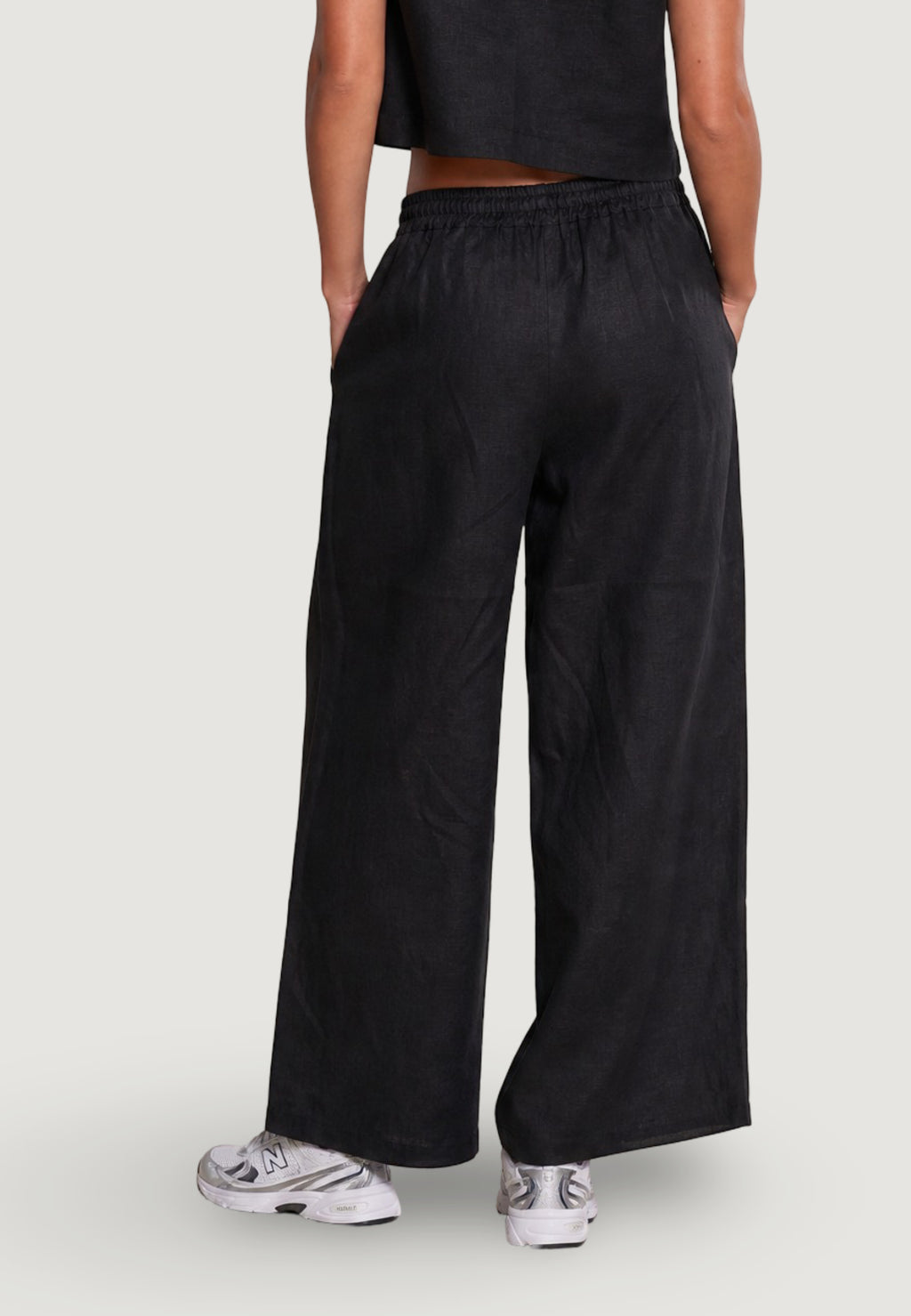 Pantaloni regular I am Pantaloni Lino Ampi