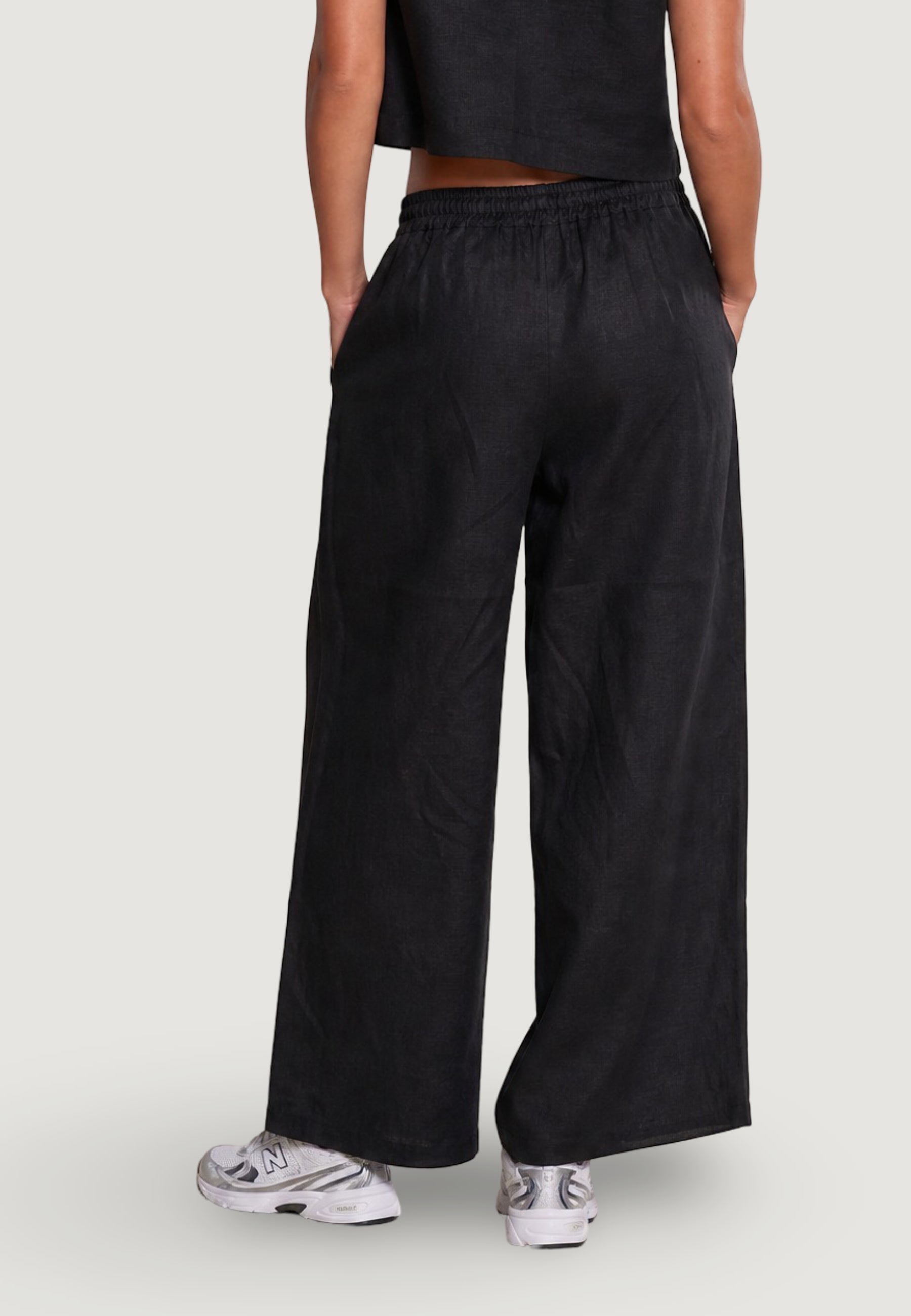 Pantaloni regular I am Pantaloni Lino Ampi