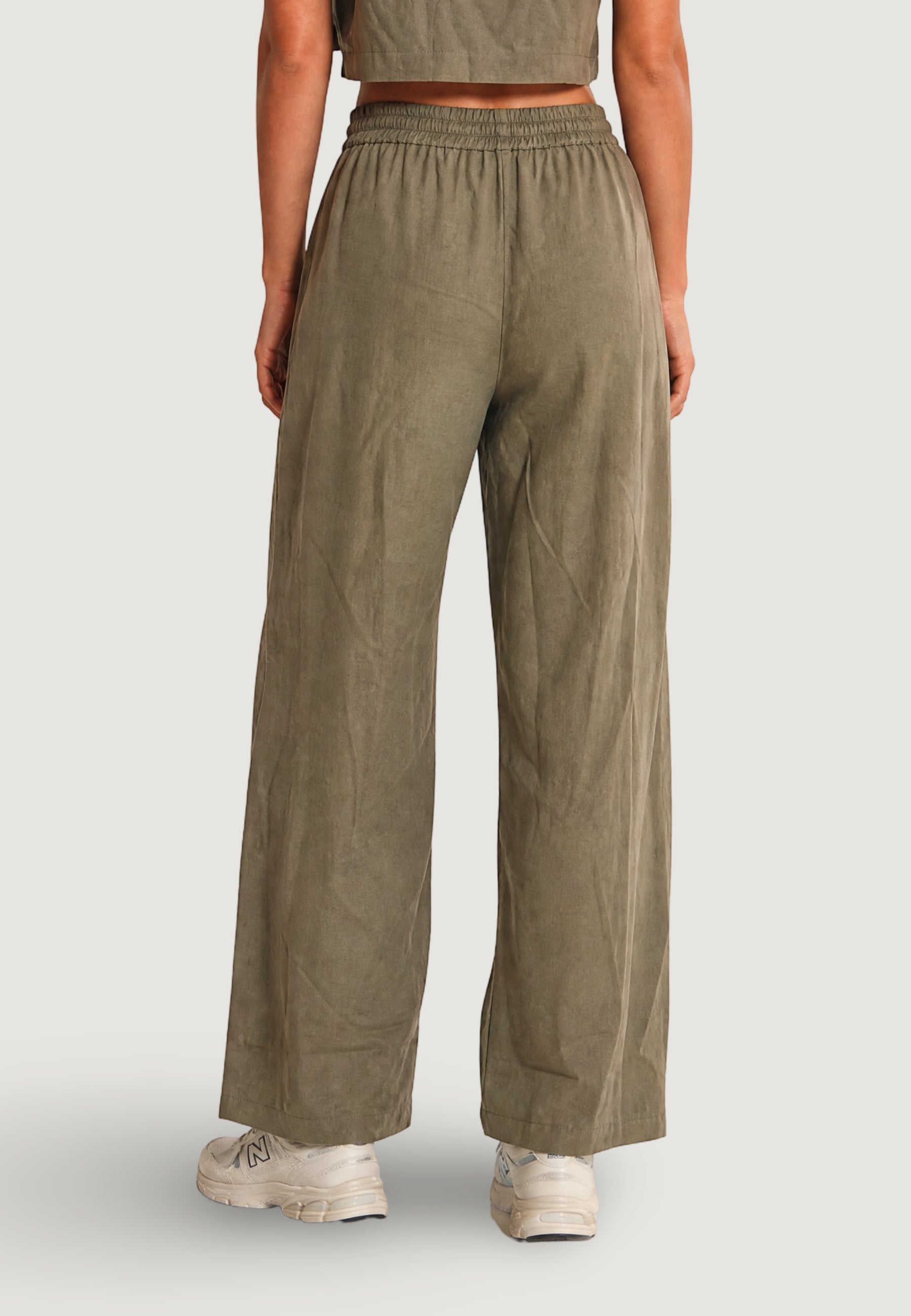 Pantaloni regular I am Pantaloni Lino Ampi