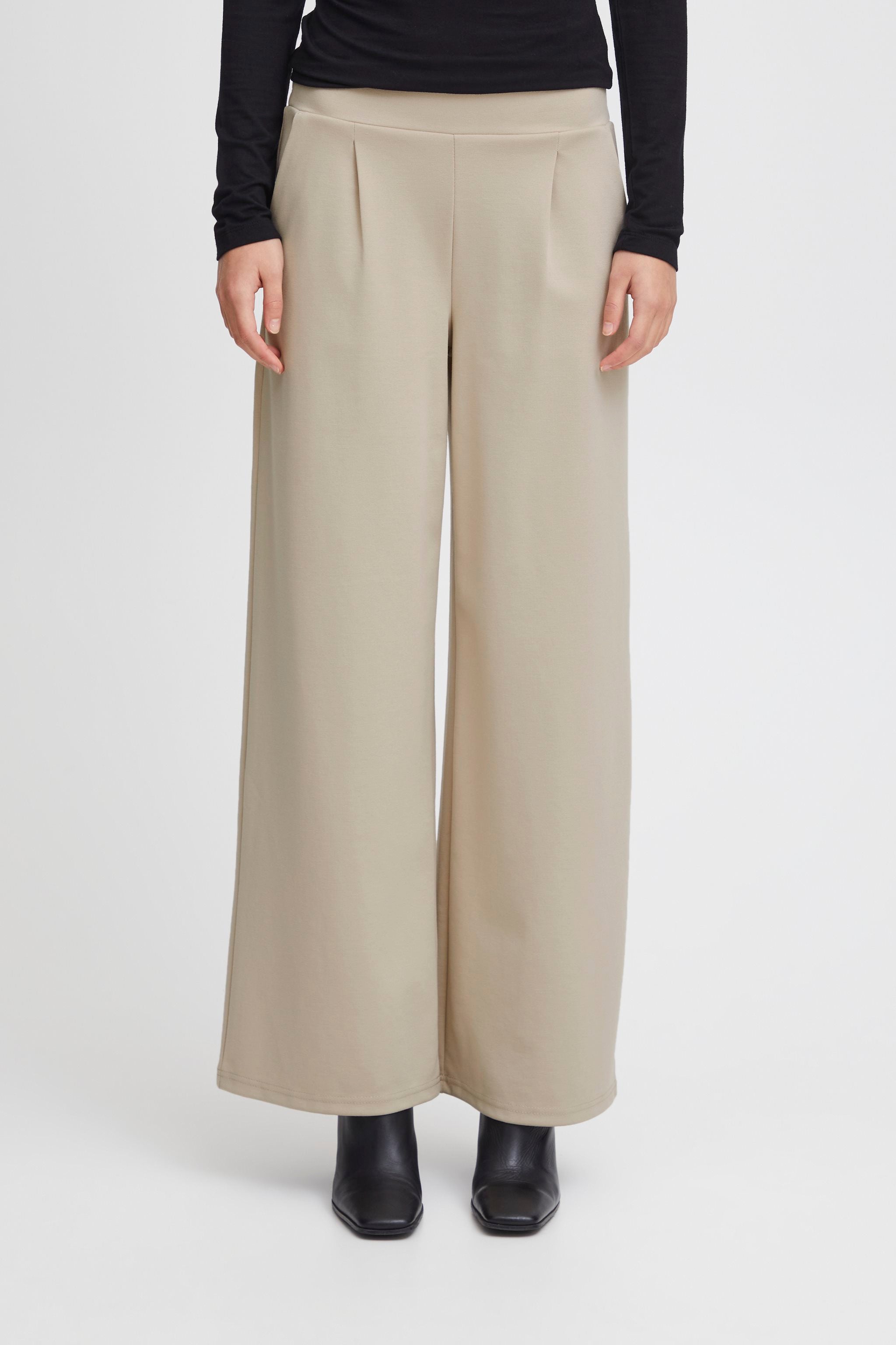 Pantaloni regular ICHI IHKATE SUS LONG WIDE PA2