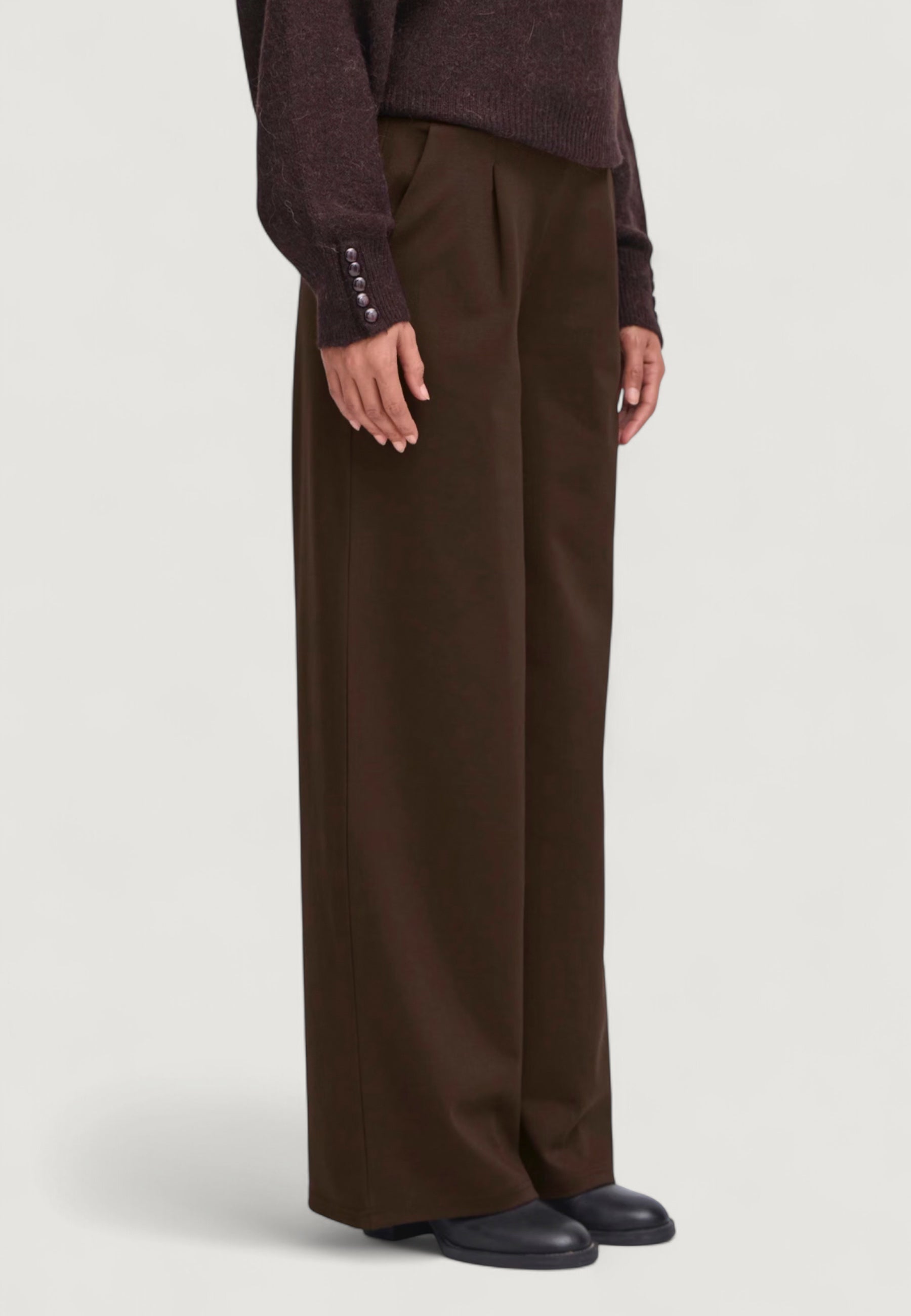 Regular trousers ICHI IHKATE SUS LONG WIDE PA2