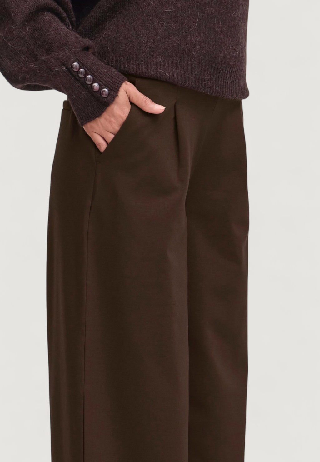 Regular trousers ICHI IHKATE SUS LONG WIDE PA2