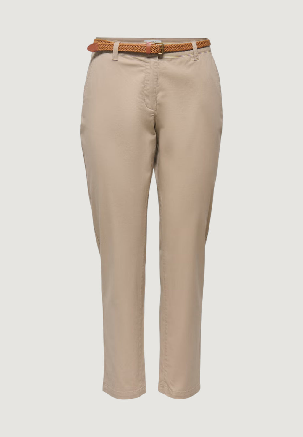 Pantaloni regular Jacqueline de Yong JDYCHICAGO MW BELT CHINO PANTS WVN NOOS