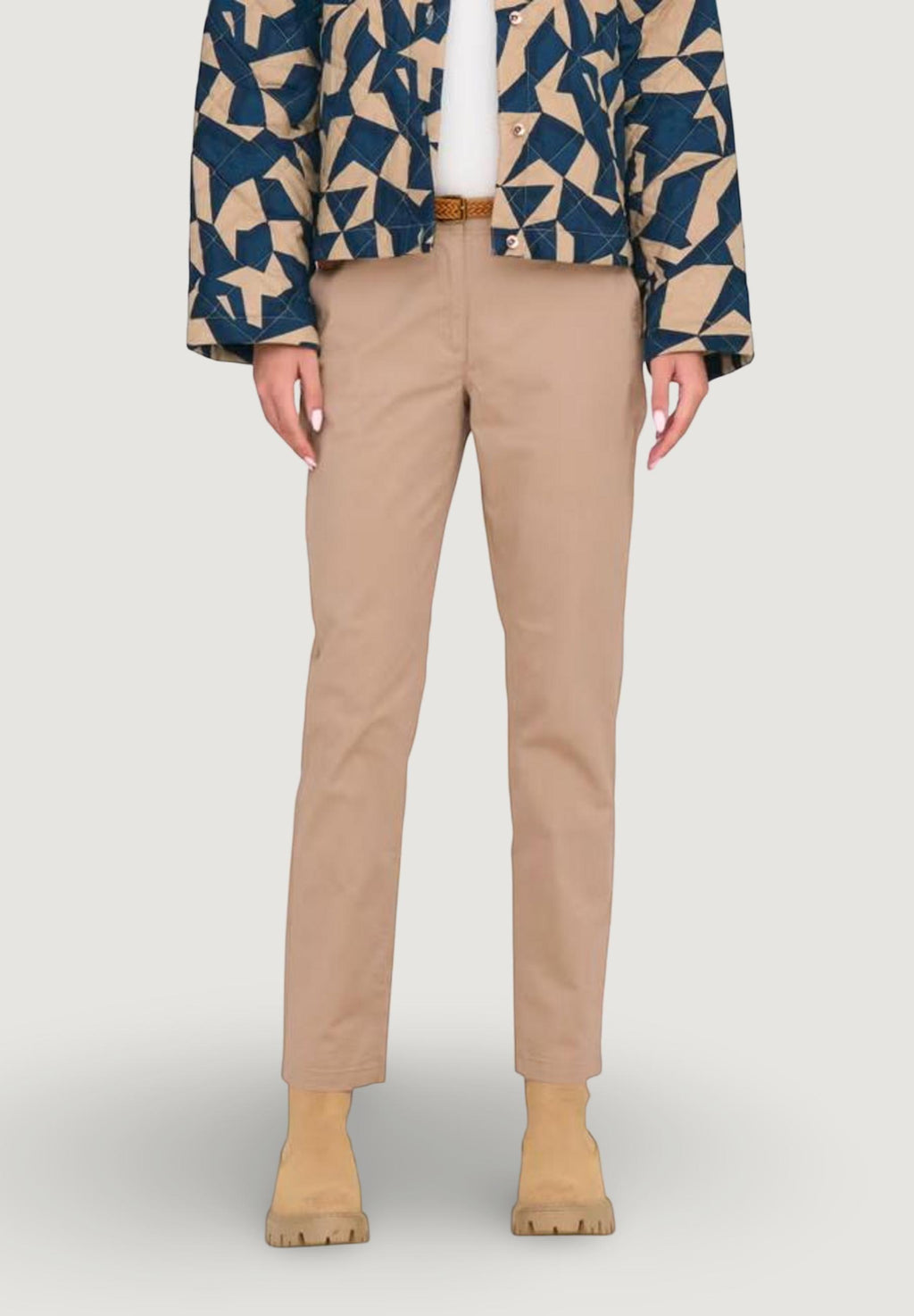 Regular trousers Jacqueline de Yong JDYCHICAGO MW BELT CHINO PANTS WVN NOOS